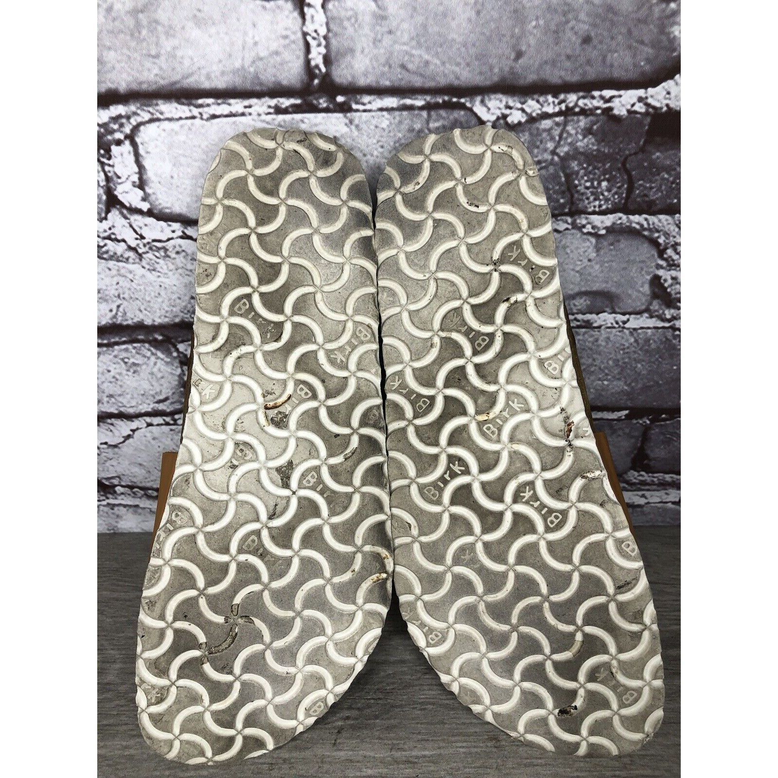 Birkenstock Betula Birkenstock Orange Leather Cork Strap Slide Sandals W Size US 8.5 / IT 38.5 - 16 Thumbnail