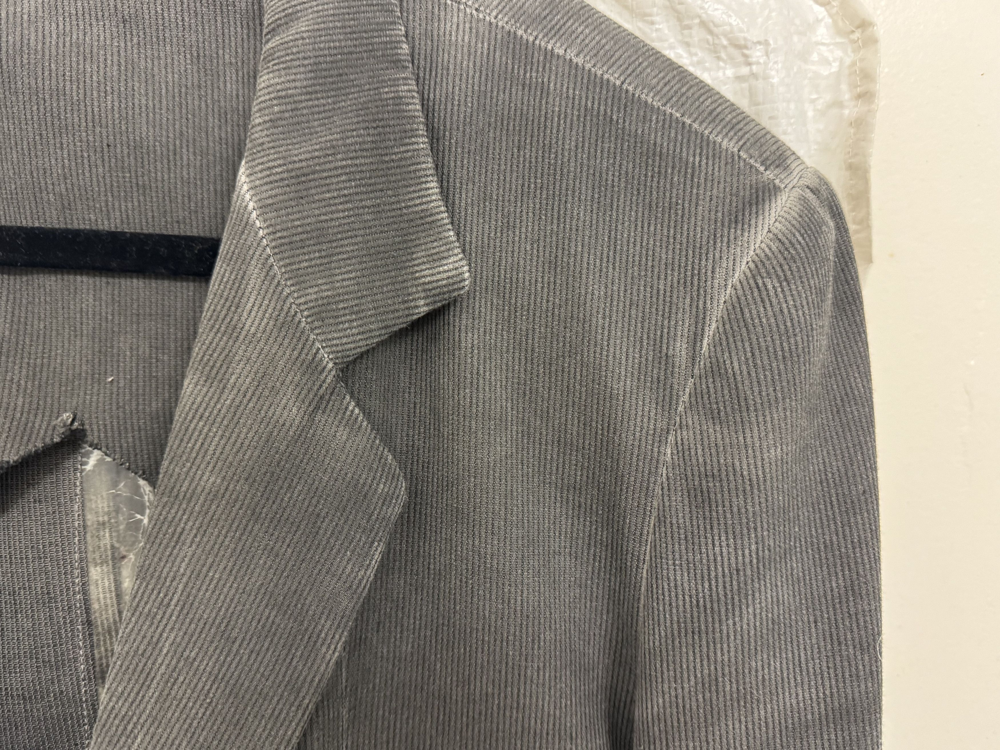 Boris Bidjan Saberi “GLACIERISM” Rib Heavy Blazer Size 40L - 3 Thumbnail