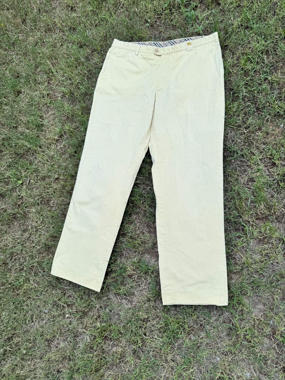 Burberry Burberry London cream trousers Size US 44 / EU 60 - 2 Thumbnail