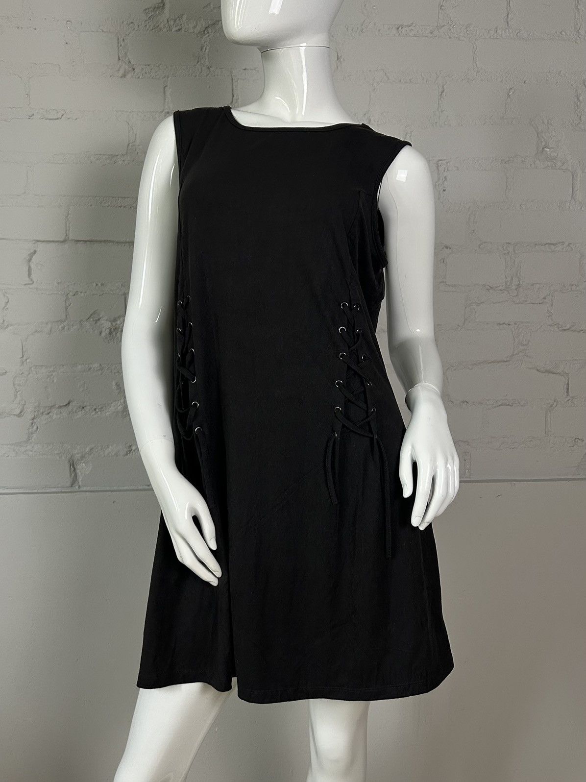 Other Black lace-up dress Size ONE SIZE - 2 Thumbnail