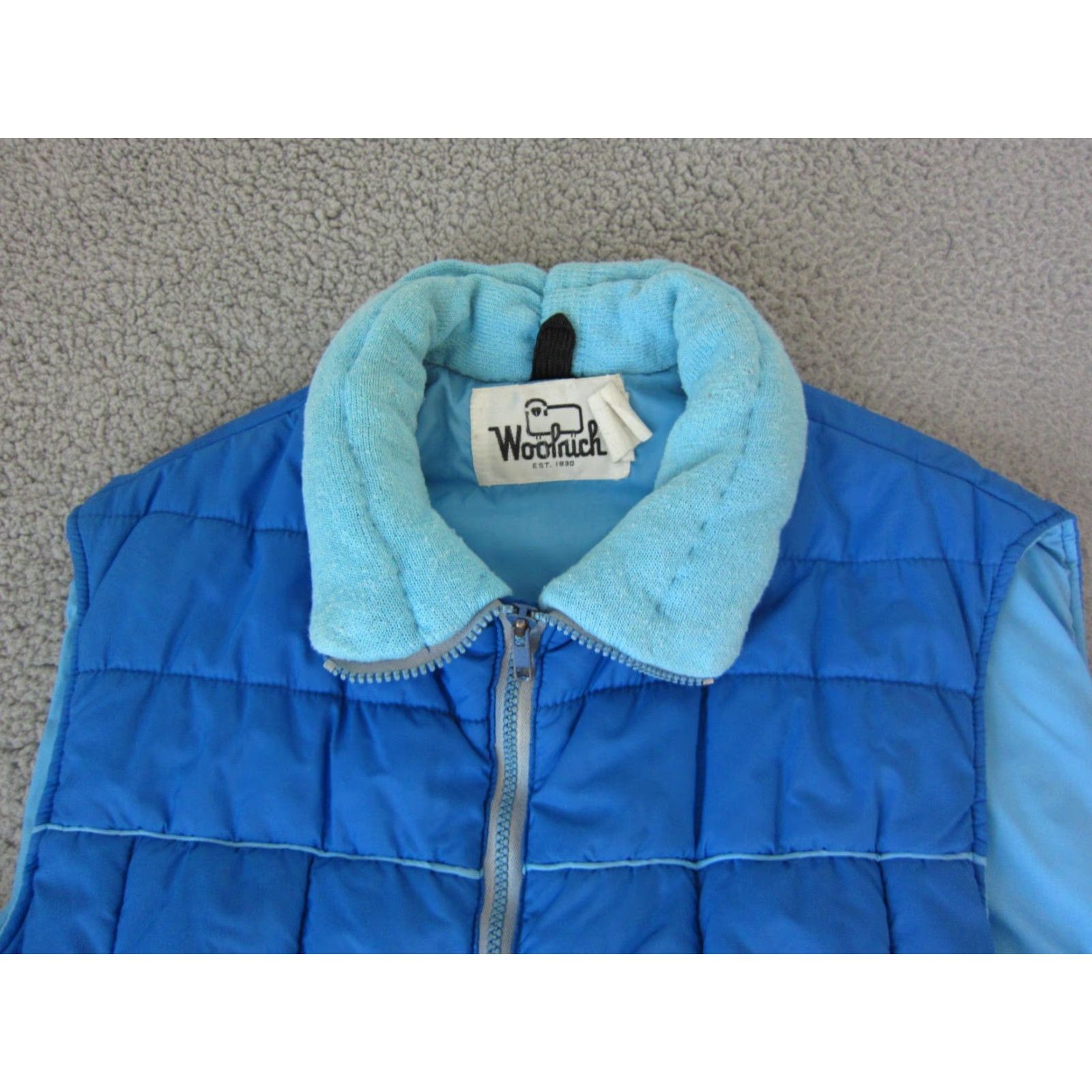 Vintage VINTAGE Woolrich Vest Womens XL Blue 80s Ski Parka Woolrich Vest XL Blue Women Decade Theme 80s Womens Size XL / US 12-14 / IT 48-50 - 2 Thumbnail