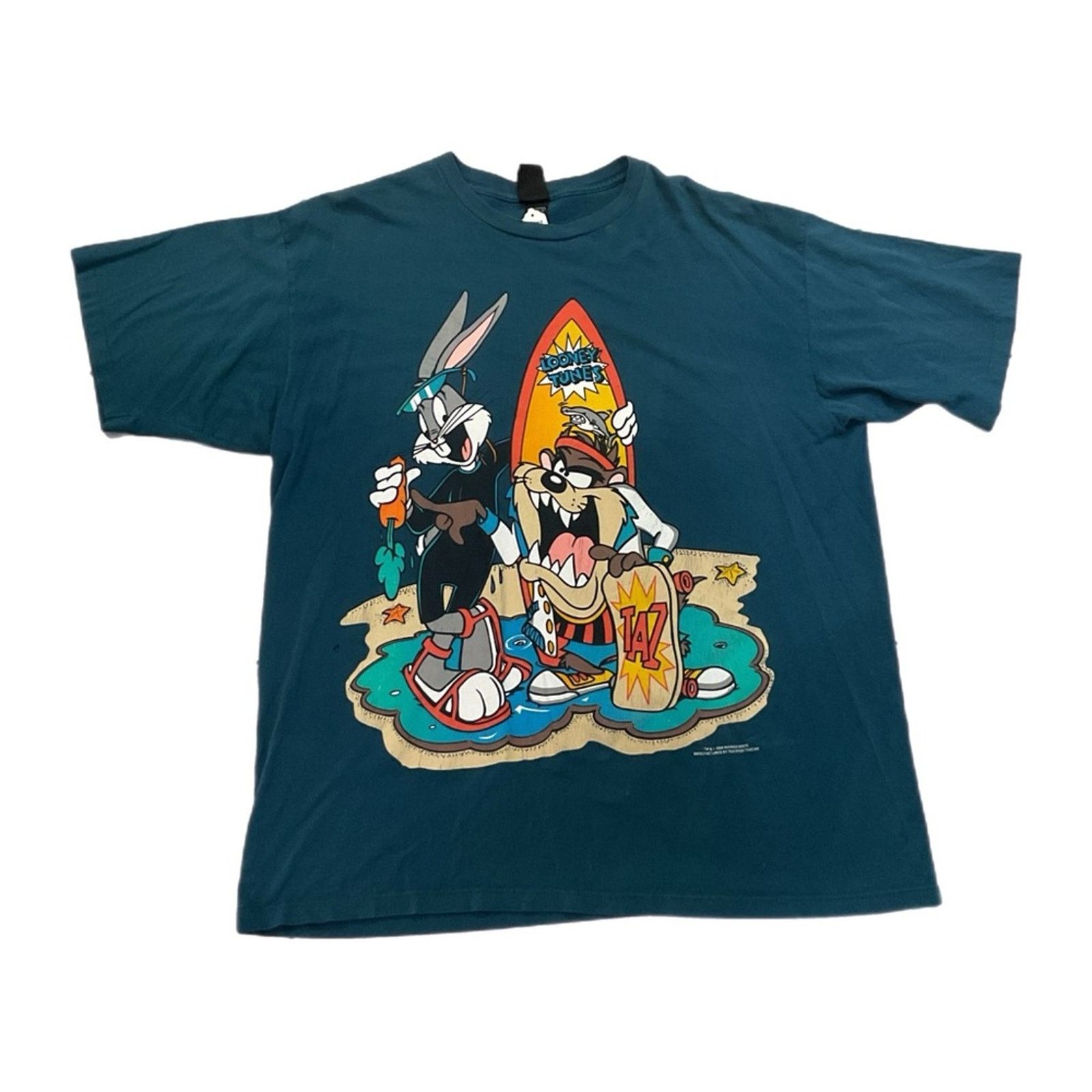 Vintage 90s Looney Tunes T-shirt - Tops 