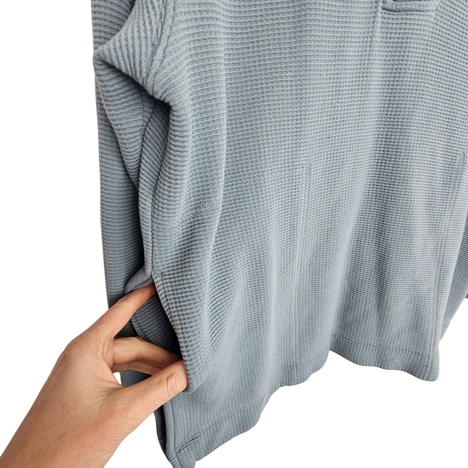 Athleta Athleta Coaster Luxe Waffle Hoodie Sweater Size L Activewear Size L / US 10 / IT 46 - 4 Thumbnail