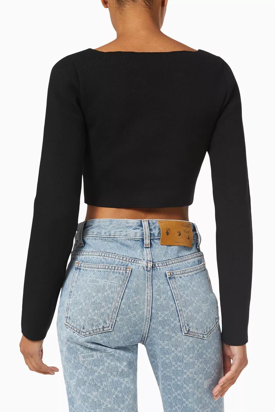 Off-White o1y1225 Sweater in Black Size M / US 6-8 / IT 42-44 - 2 Thumbnail