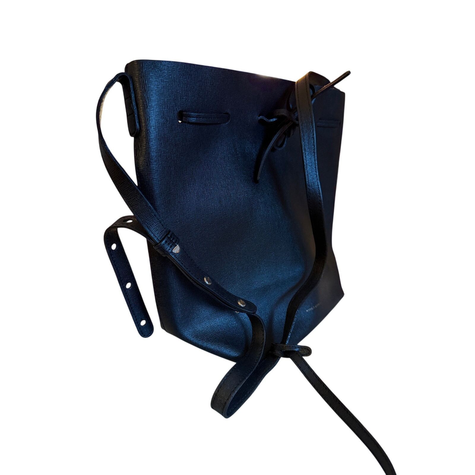 Mansur Gavriel Mansur Gavriel Black Leather Bucket Bag Size ONE SIZE - 4 Thumbnail