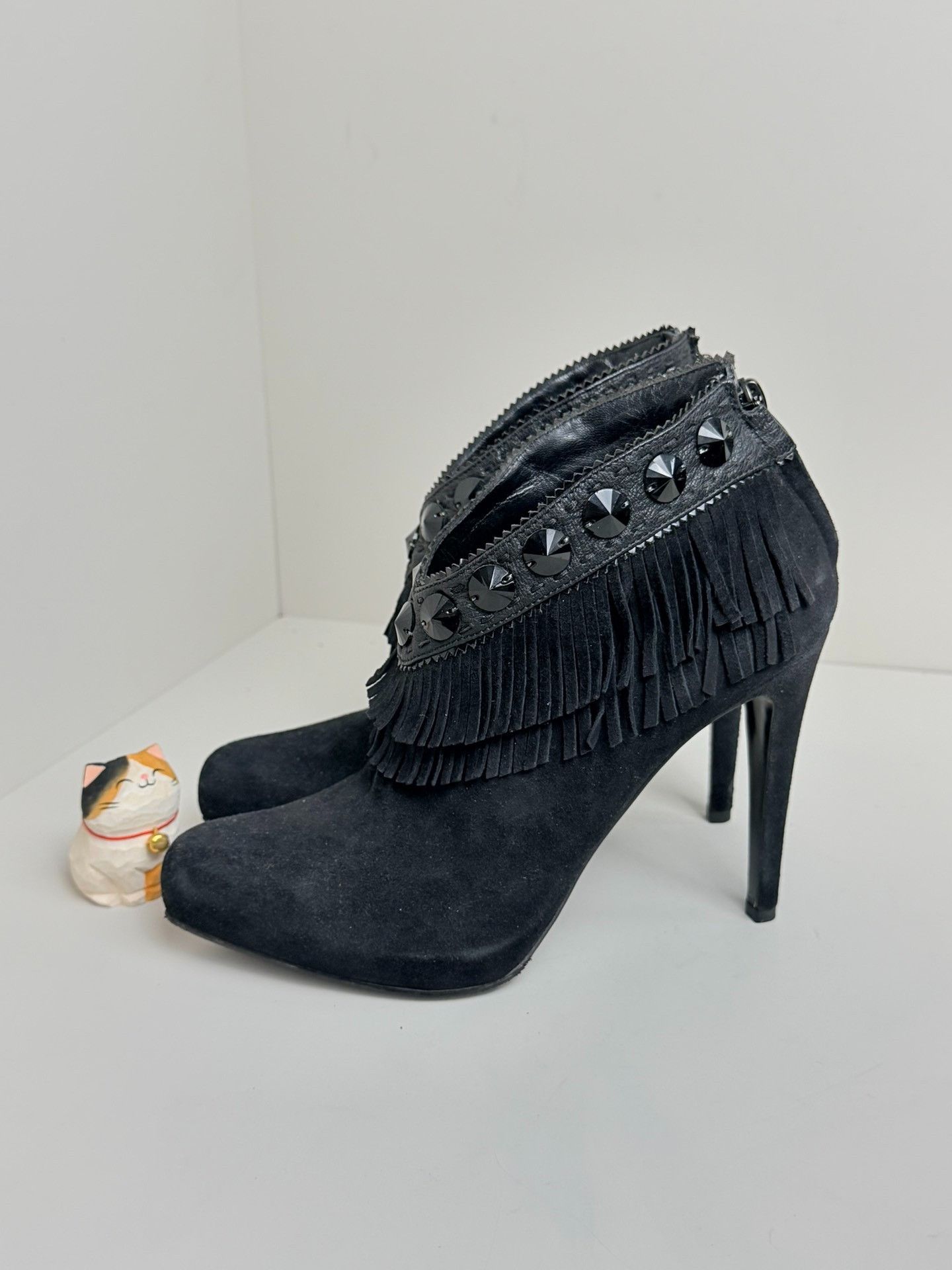 Dior Dior Suede Black Boots us_7 Women Size US 7 / IT 37 - 1 Thumbnail