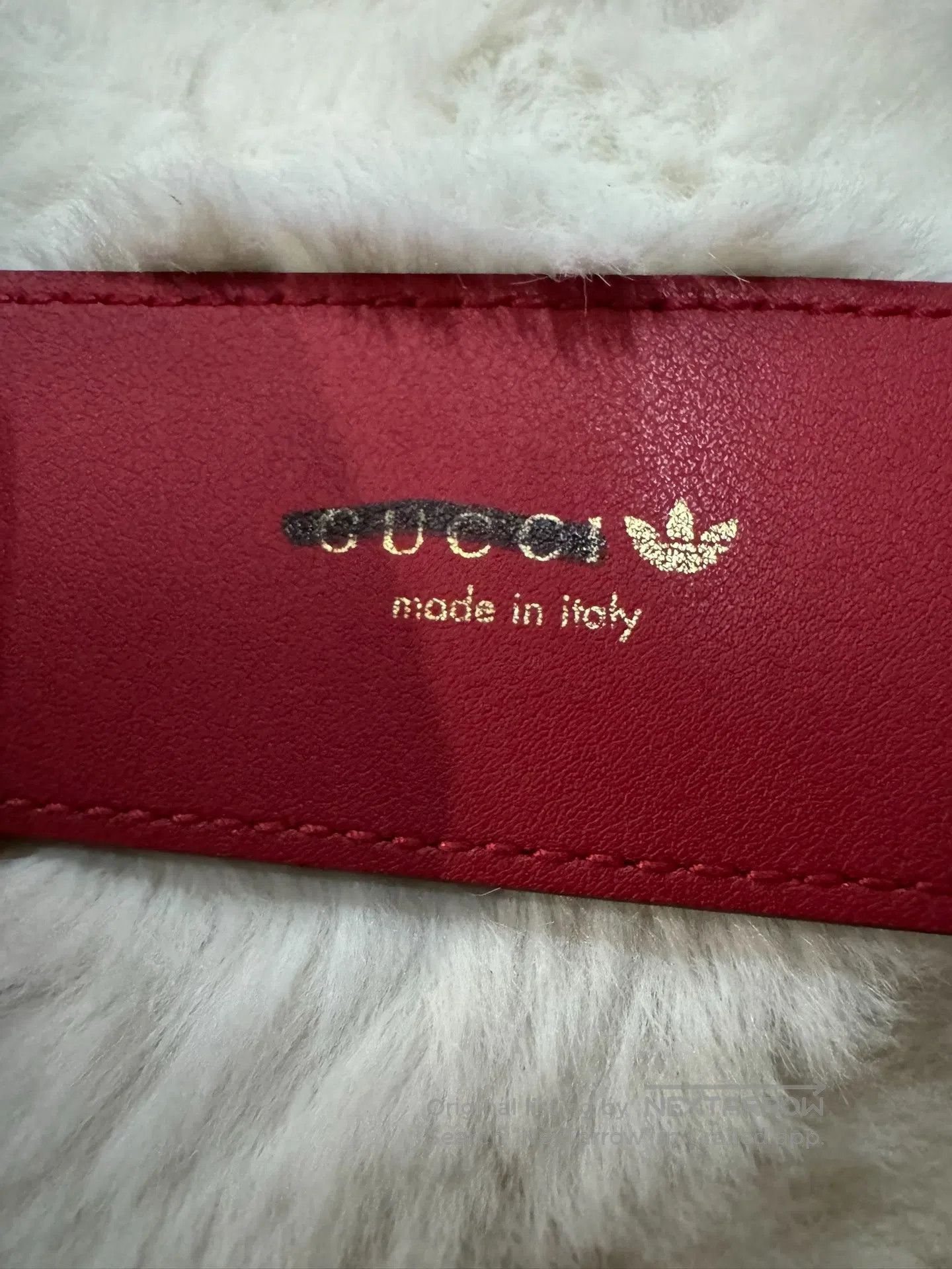 Gucci Guicci size 100 Red Logo Double G Belt| Size ONE SIZE - 5 Thumbnail
