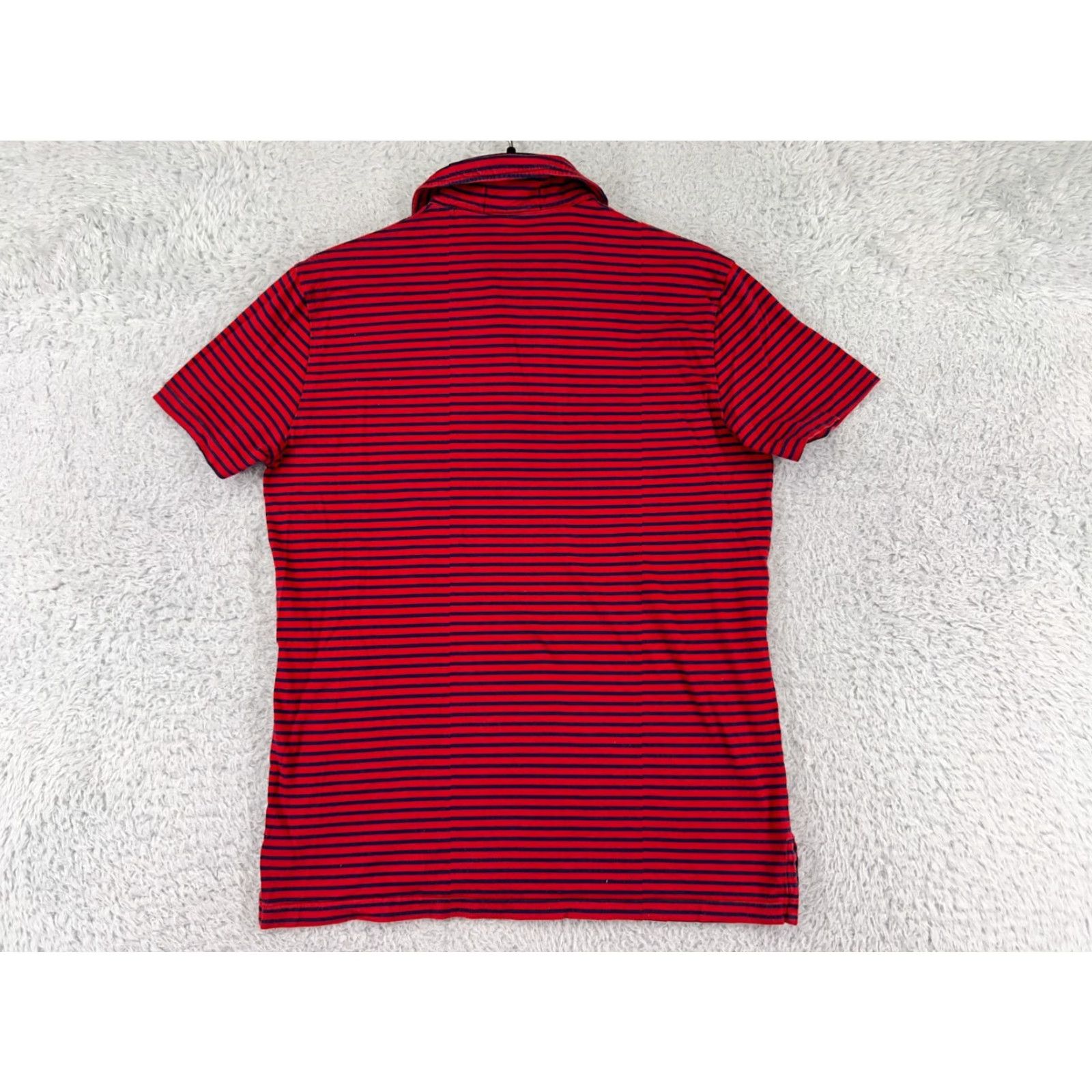 Polo Ralph Lauren VINTAGE Polo Ralph Lauren Shirt Mens Small Red Striped Anchor Logo Pocket Golf Golfer Size US S / EU 44-46 / 1 - 2 Thumbnail