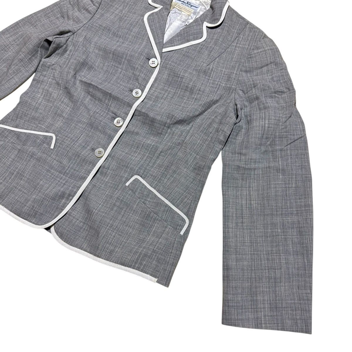 Salvatore Ferragamo Salvatore Ferragamo Suit Blazer Size S / US 4 / IT 40 - 3 Thumbnail