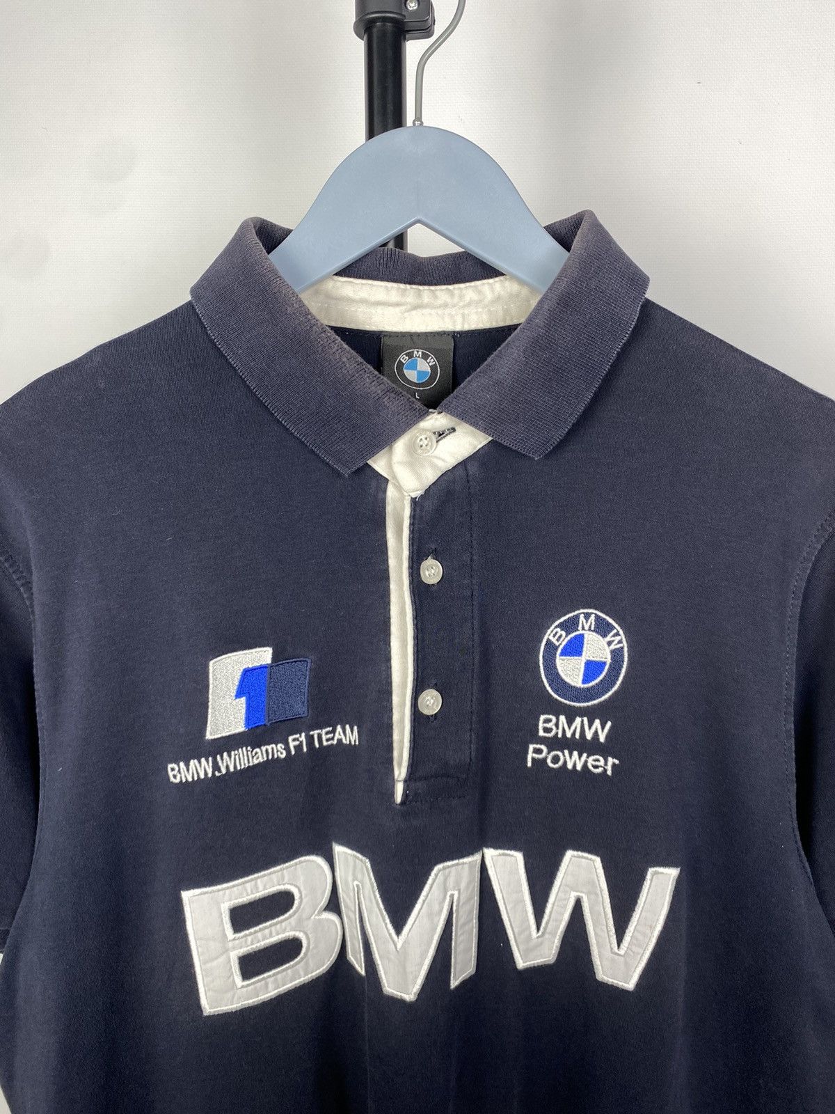 BMW × Vintage BMW Power Racing Faded T Shirt Big Logo Vintage Michelin Size US L / EU 52-54 / 3 - 4 Thumbnail