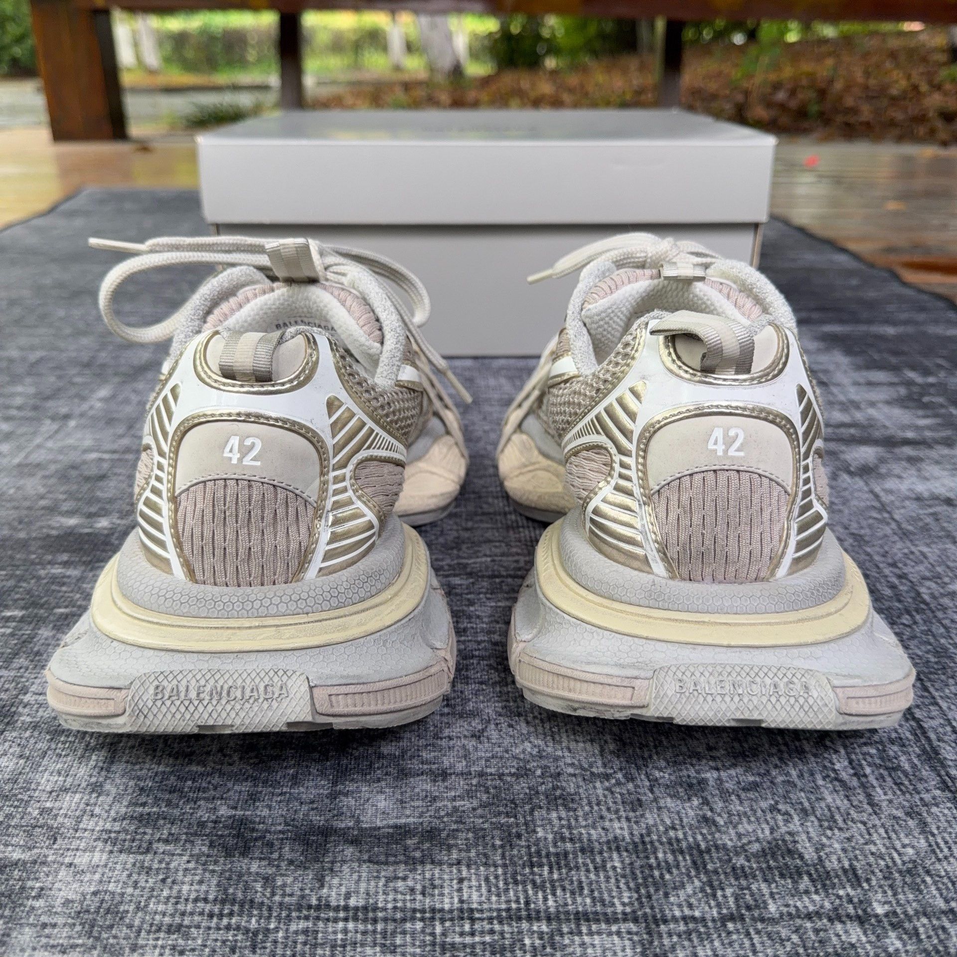 Balenciaga Balenciaga 3XL Champagne Gold Shoes Size US 9 / EU 42 - 3 Thumbnail