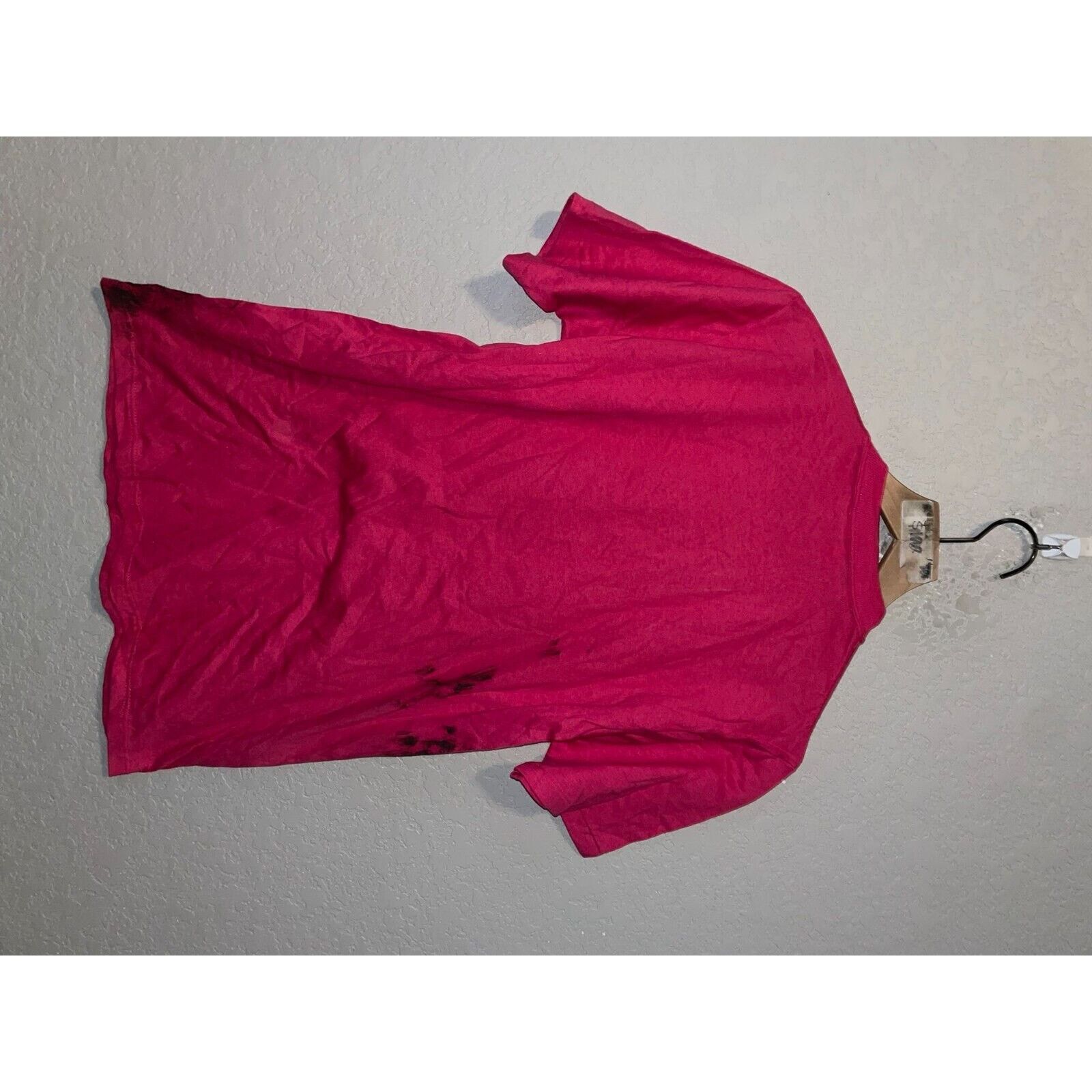 Jerzees Vintage Nashville Shirt Flower Pink Paint 90s Stained VTG M Size US M / EU 48-50 / 2 - 10 Thumbnail