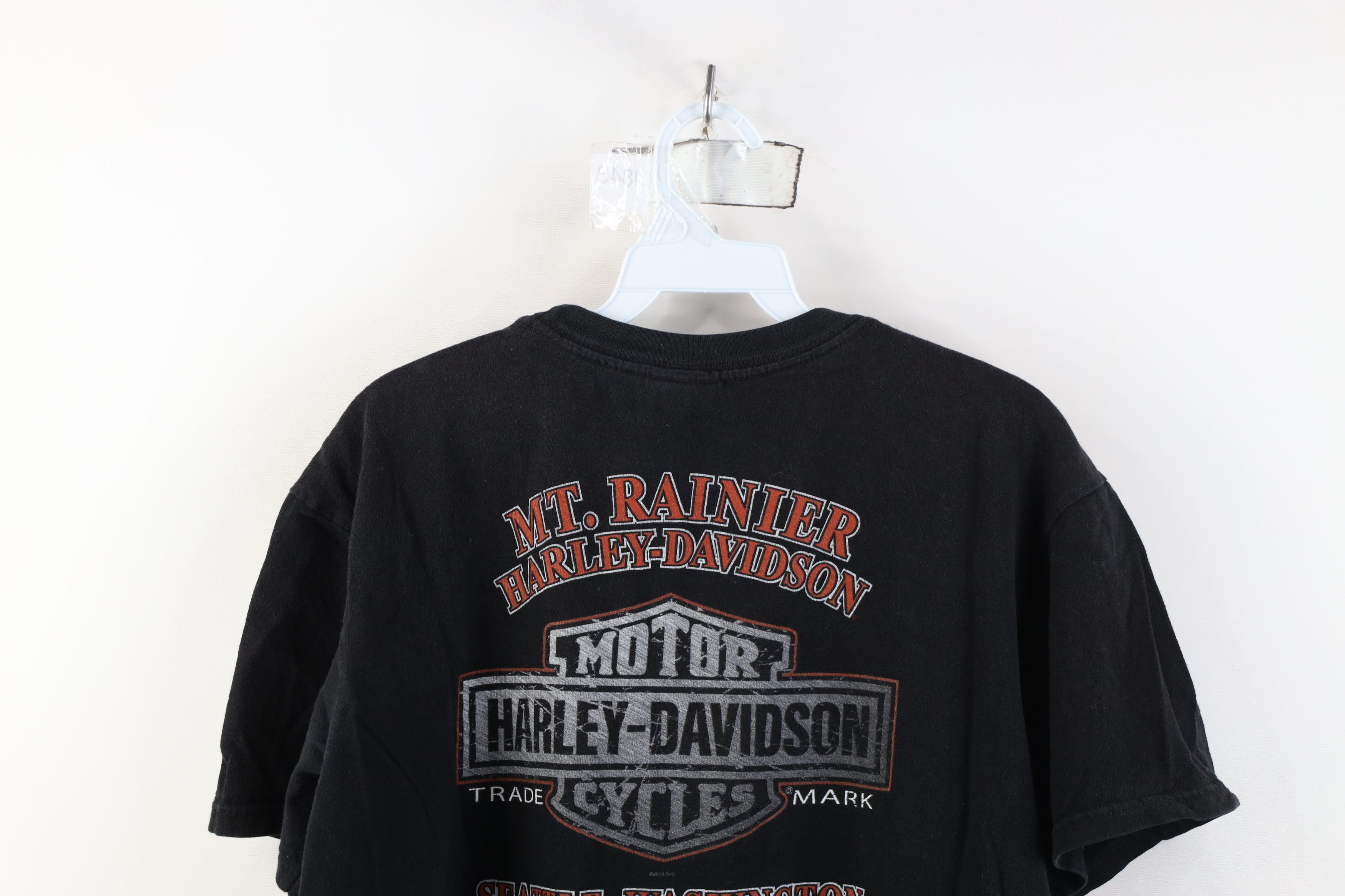 Harley Davidson Vintage Y2K Harley Davidson Hog Motorcycle T-Shirt Black Size US L / EU 52-54 / 3 - 15 Thumbnail