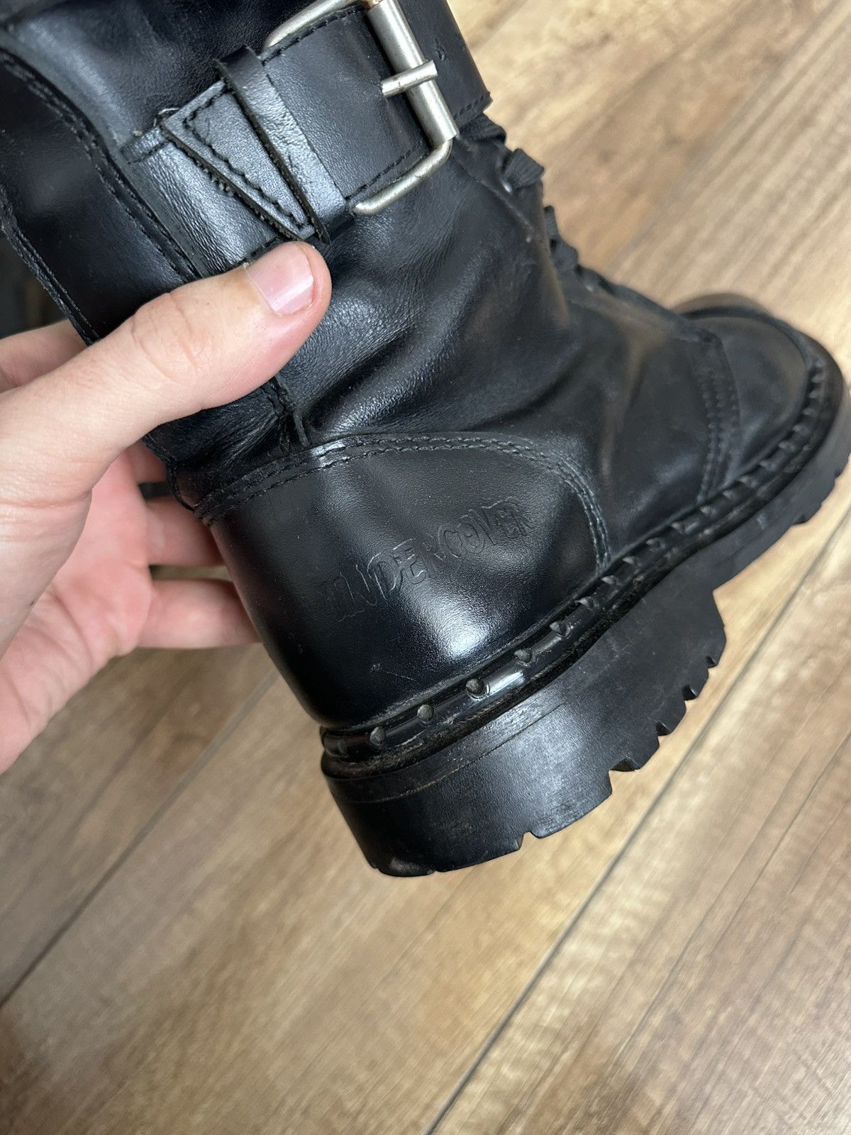 Undercover Undercover Vintage High Top Leather Boots Vintage Size US 8 / EU 41 - 13 Thumbnail
