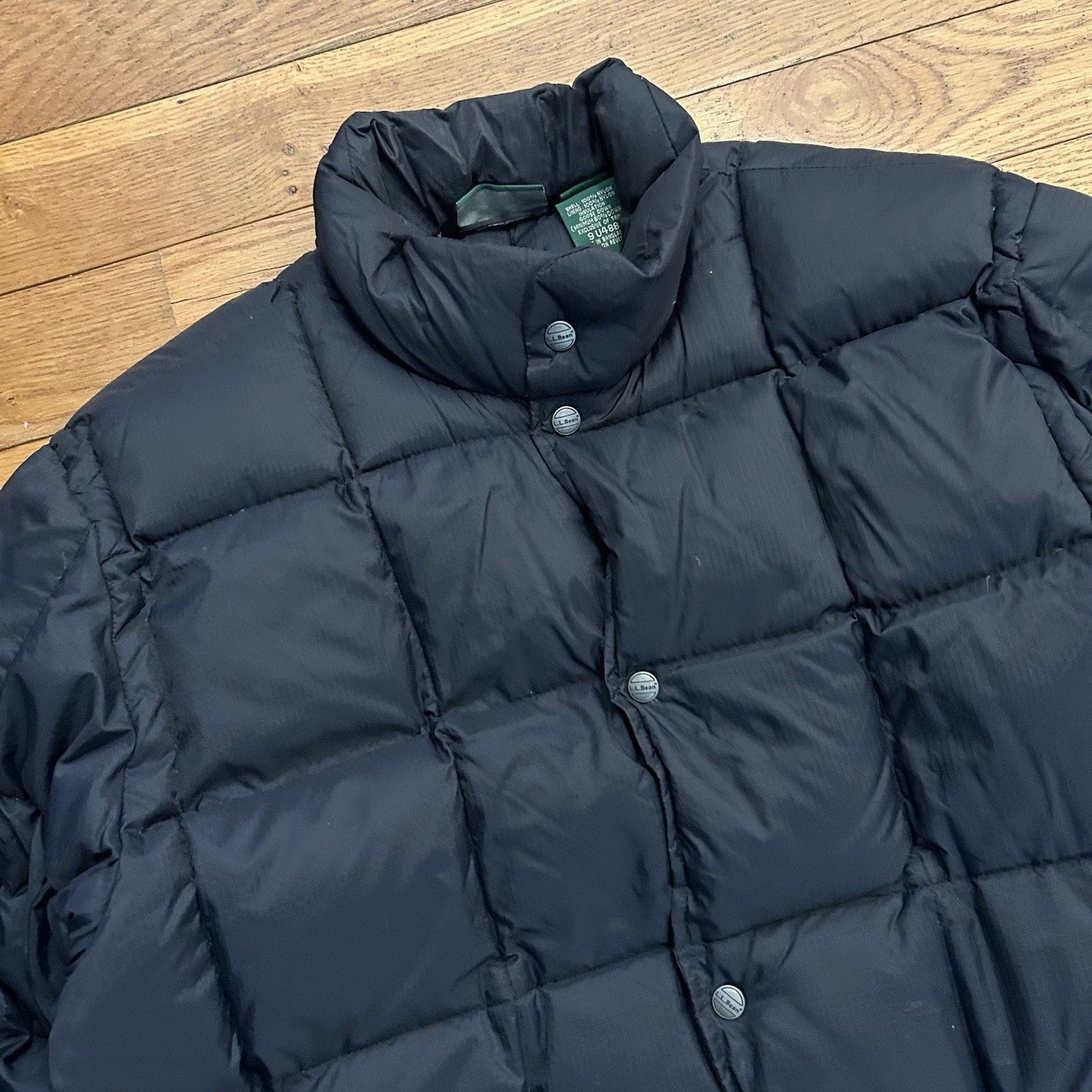 L.L. Bean Ll Bean Down Puffer Grid Quilted Full Zip Jacket Large Size US L / EU 52-54 / 3 - 2 Thumbnail