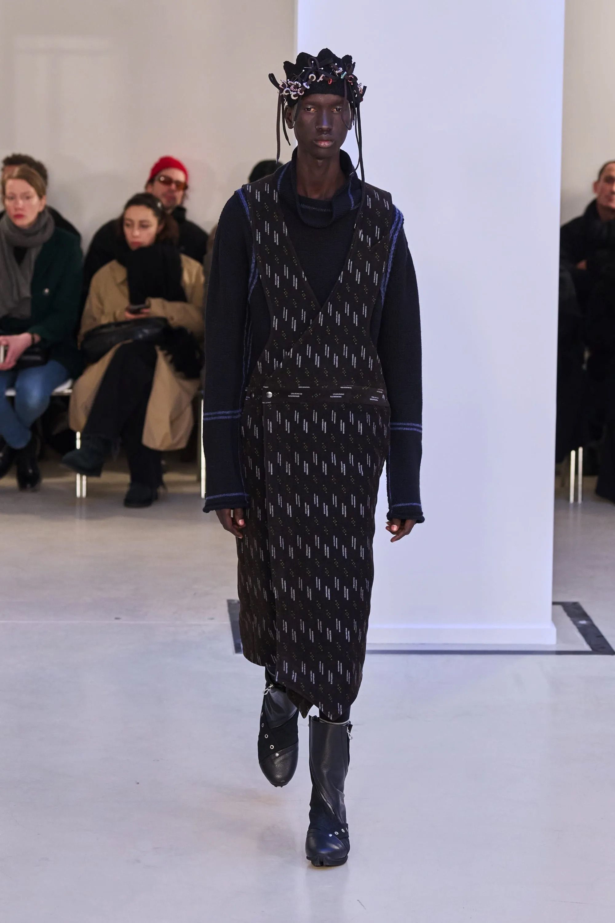 Kiko Kostadinov JAROCKA APRON AW24 HARNESS FOR LOVING - UMBER GREY Size US M / EU 48-50 / 2 - 2 Thumbnail