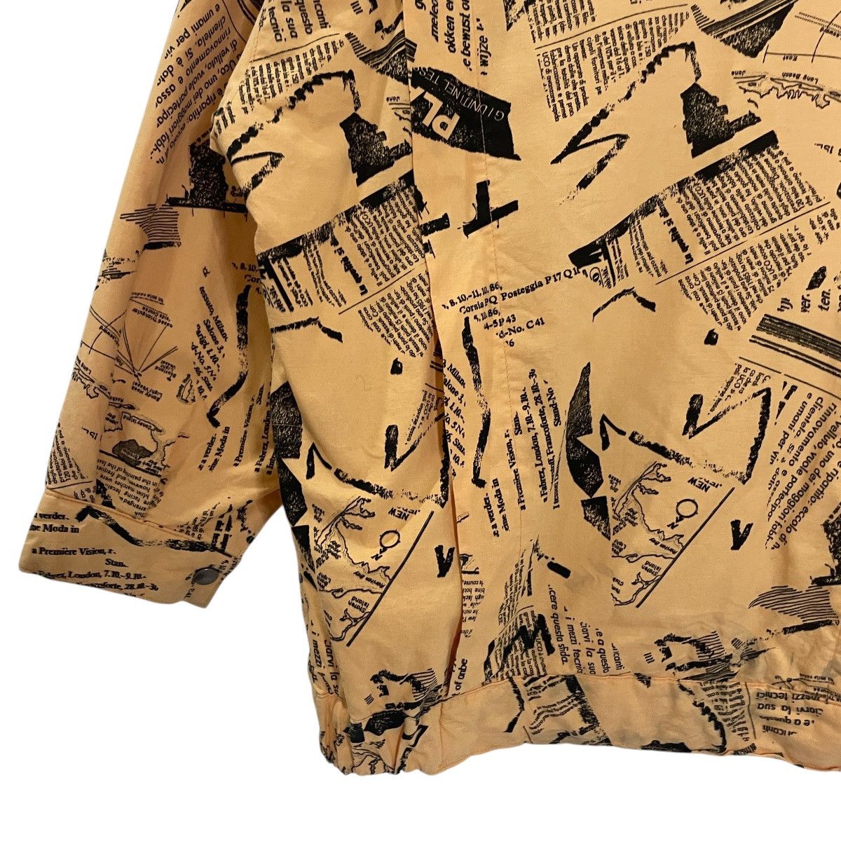RENOWN Vintage Simple Life By Renown Newspaper Motive Jacket Size US M / EU 48-50 / 2 - 9 Thumbnail