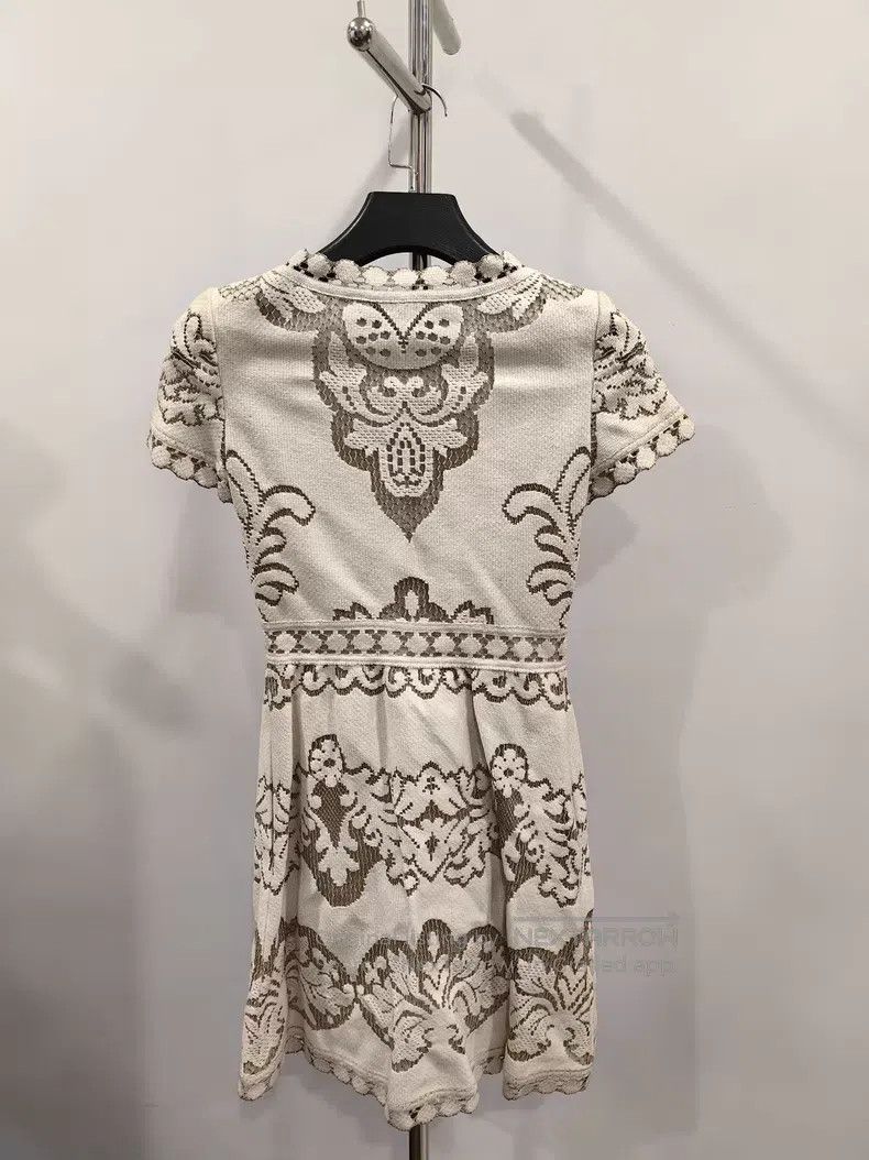 Valentino Valentino Off-white lace dress Size XS / US 0-2 / IT 36-38 - 2 Thumbnail