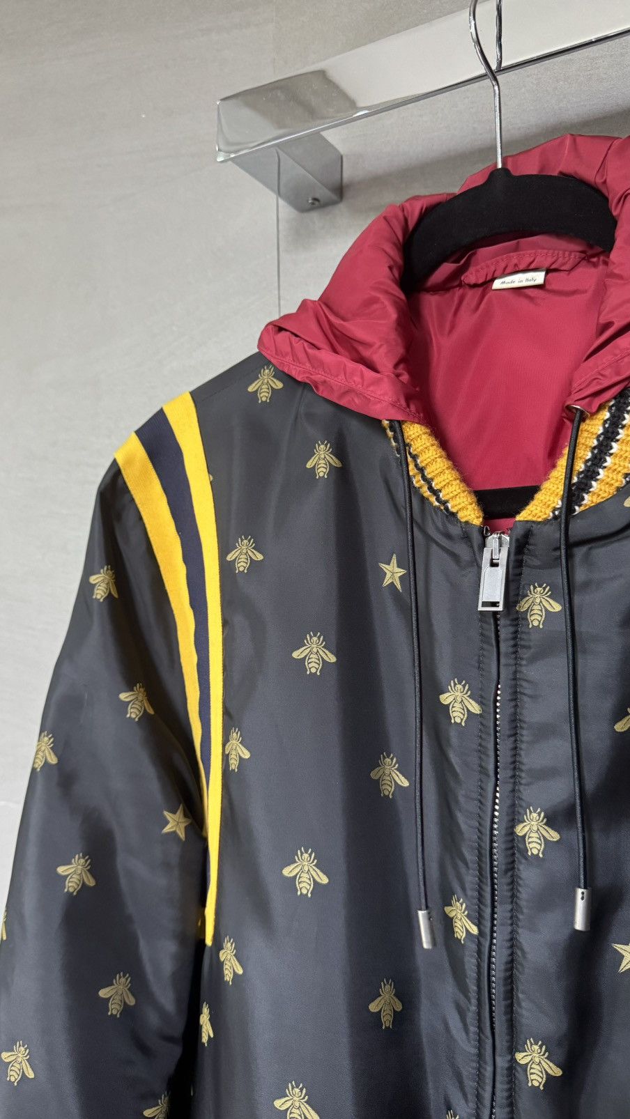 Gucci Gucci Bee Star Bomber Jacket Size US S / EU 44-46 / 1 - 2 Thumbnail