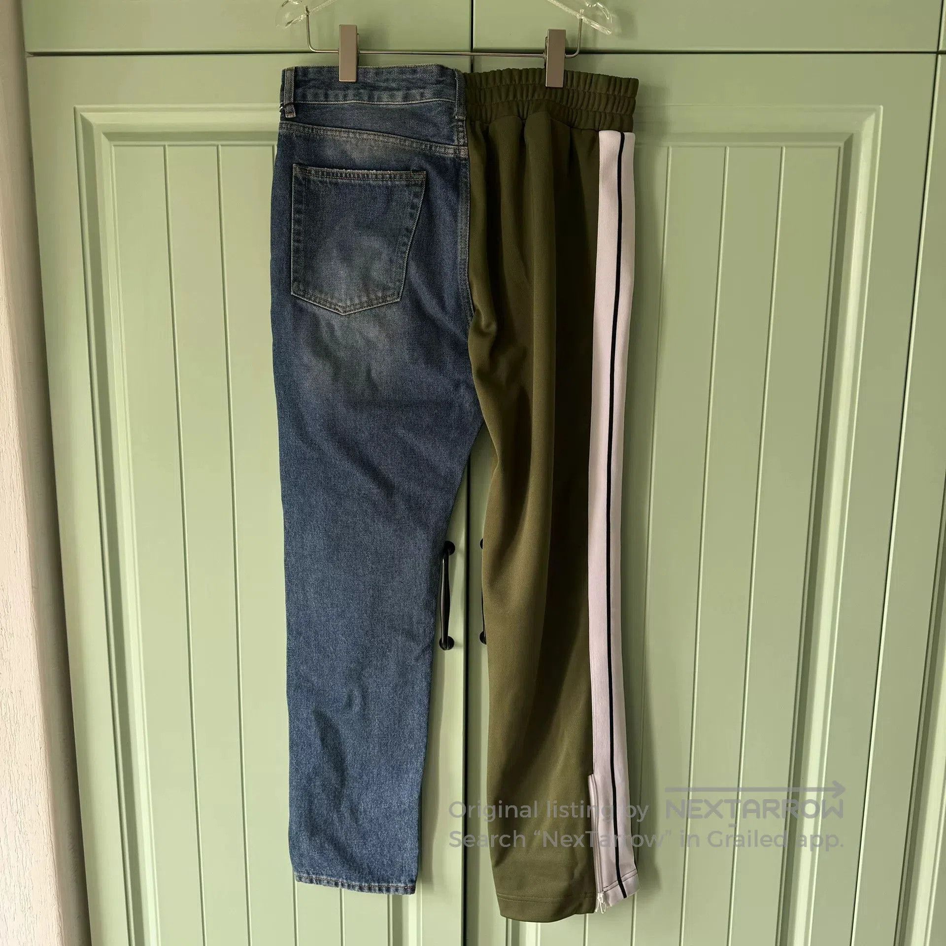 Palm Angels Palm Angels Denim Patchwork Pants. Size US 32 / EU 48 - 2 Thumbnail