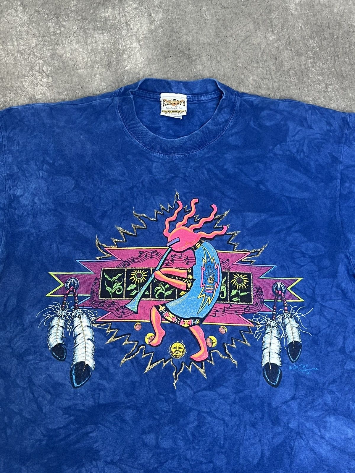 Band Tees × Vintage Vintage T Shirt singl stich dream Cather style rag Ragtops Size US L / EU 52-54 / 3 - 2 Thumbnail