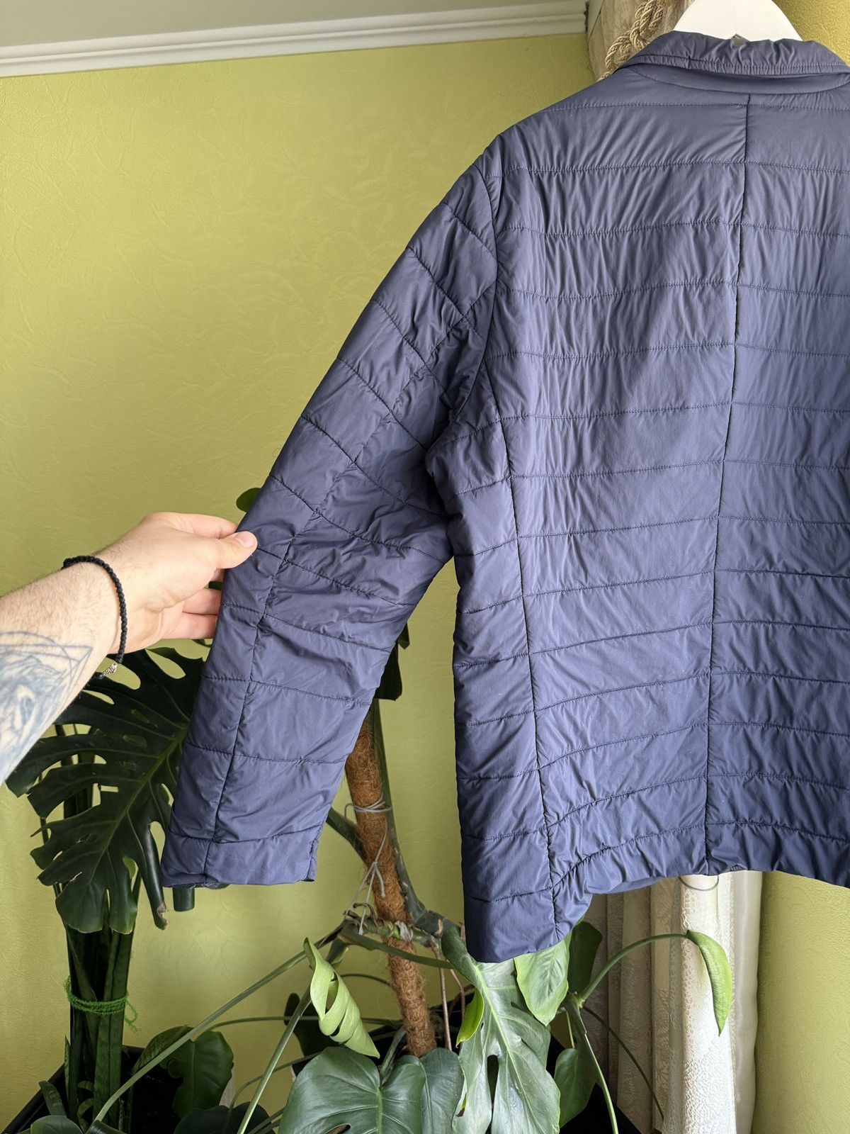 Woolrich Woolen Mills Woolrich Light Quilted Jacket Midi Coat Navy Size US XL / EU 56 / 4 - 6 Thumbnail