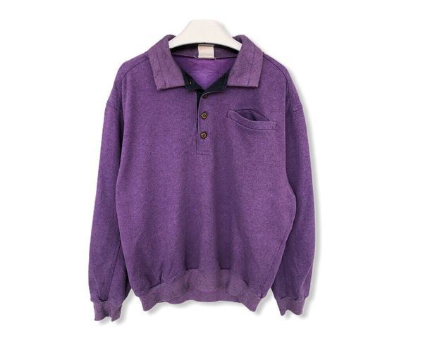 Adidas × Vintage Vintage Adidas Plain Sweatshirt Size US S / EU 44-46 / 1 - 1 Thumbnail