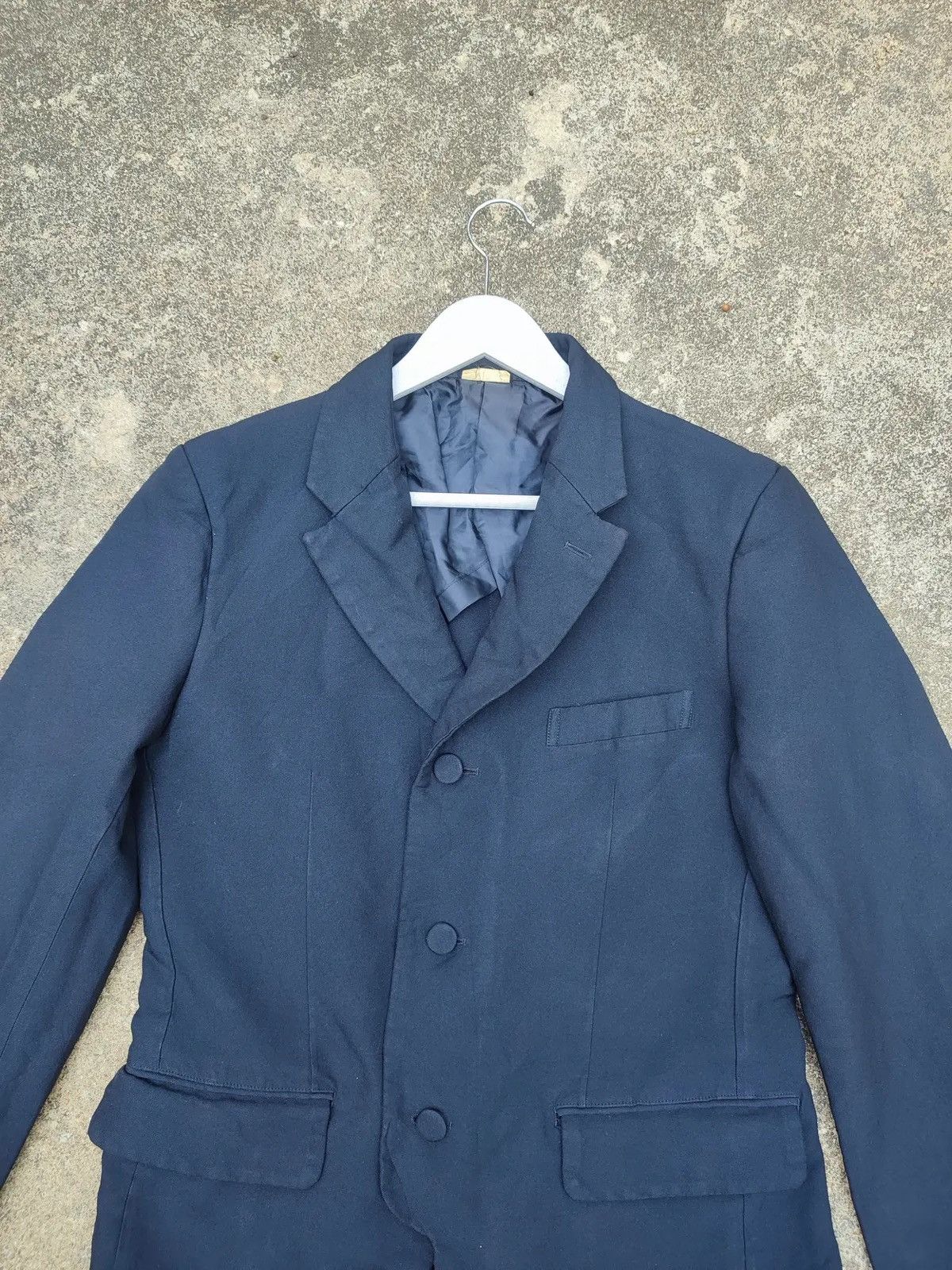Comme des Garcons COMME des GARÇONS Homme Deux Wool Blazer (AD2015, Size 36S) Size 36S - 2 Thumbnail