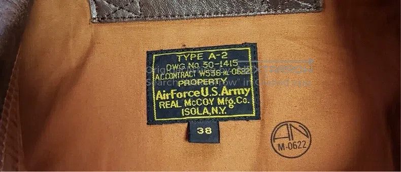 The Real McCoy's The Real McCoys A2 jacket, horseskin Size US M / EU 48-50 / 2 - 9 Thumbnail