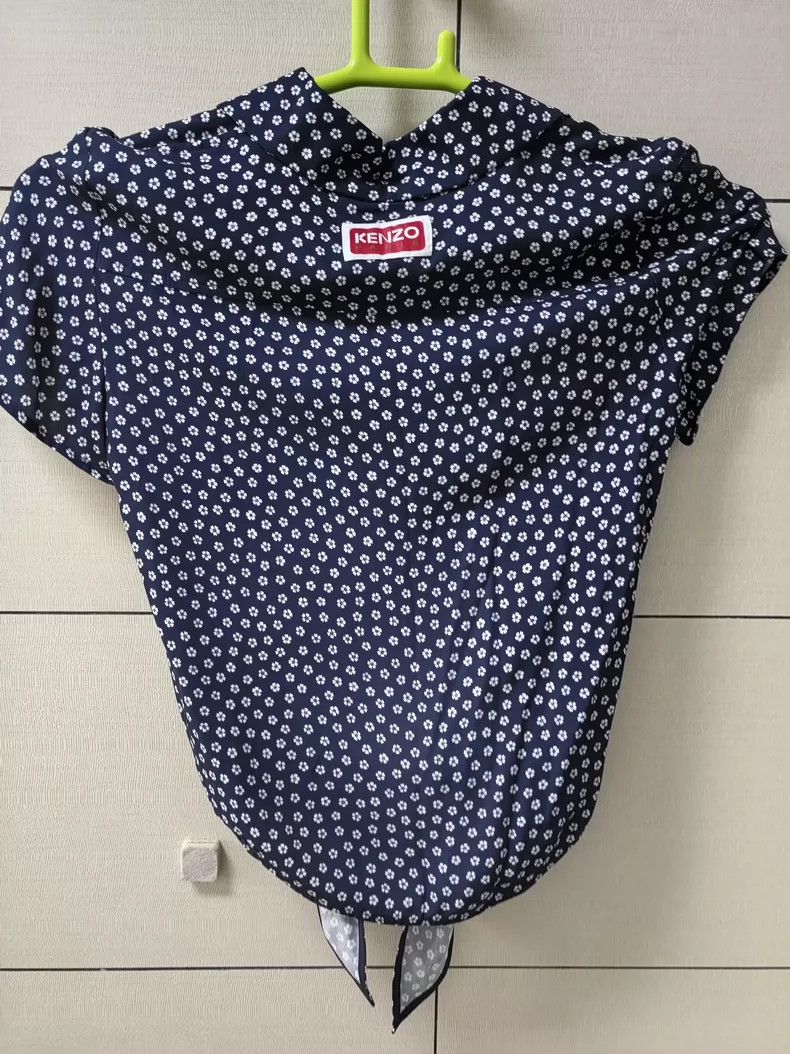Kenzo KENZO Vintage half-sleeve poppy shirt Size XS / US 0-2 / IT 36-38 - 2 Thumbnail