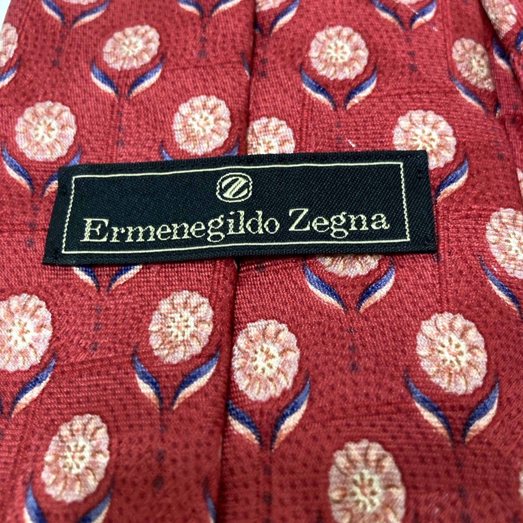 Ermenegildo Zegna Ermenegildo Zegna Disegno Exclusive Men Red/Yellow 100% Silk Tie Made in Italy Red Silk Tie Men Size ONE SIZE - 4 Thumbnail