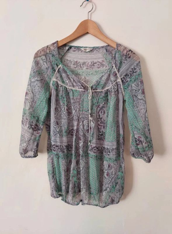 Indigo Indigo vintage sheer top 8 Size S / US 4 / IT 40 - 3 Thumbnail