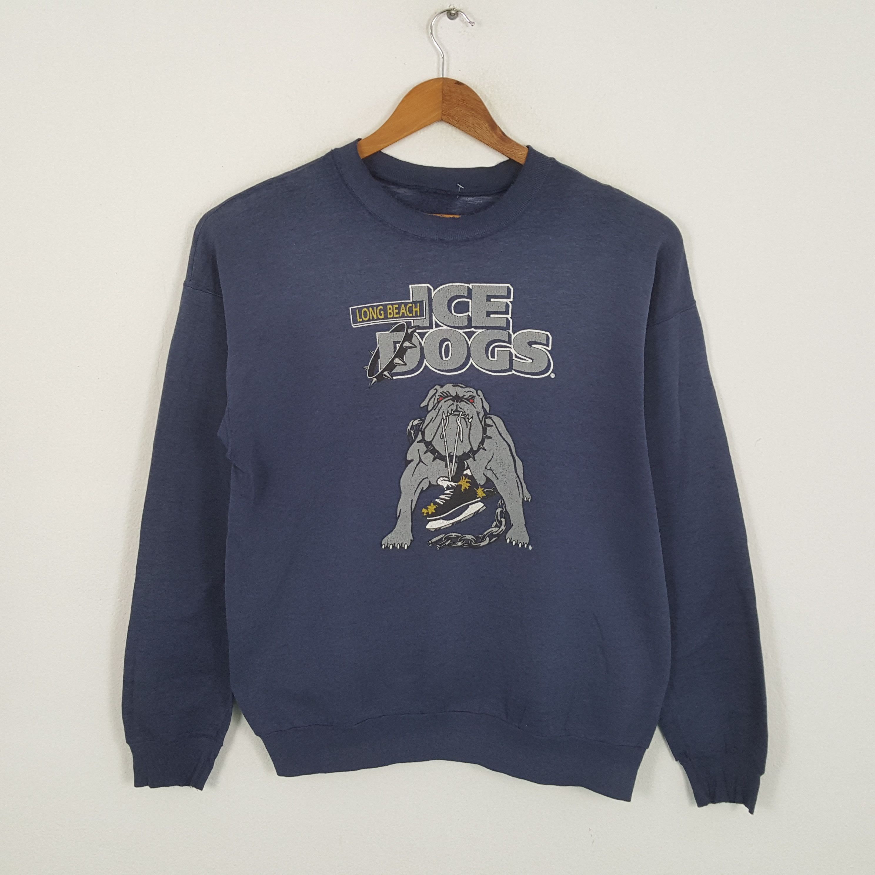 Vintage Vintage ICE DOGS American Streetwear Style Sweatshirts Size US L / EU 52-54 / 3 - 1 Thumbnail
