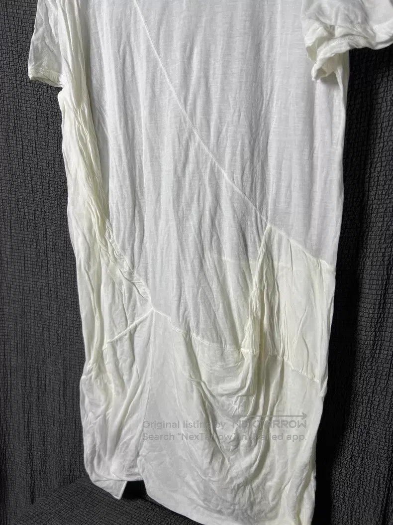 Rick Owens Rick Owens Spiral Twisted Geometric Patchwork Pleated T-Sh Size US S / EU 44-46 / 1 - 3 Thumbnail