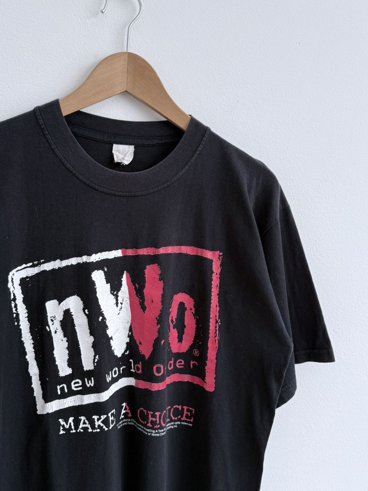 WCW/nWo Vintage 1999 NWO WCW New World Order Wrestling T-Shirt Size US M / EU 48-50 / 2 - 3 Thumbnail