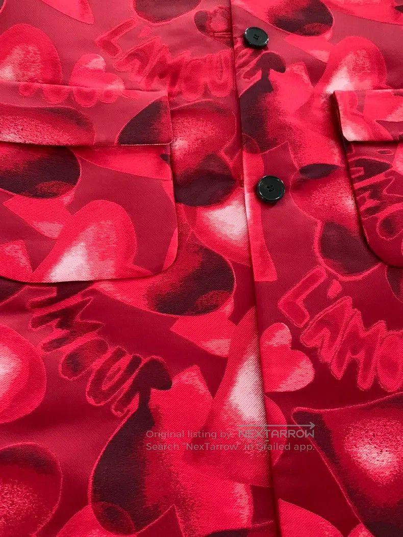 Valentino Valentino Heart print coat coat Size M / US 6-8 / IT 42-44 - 5 Thumbnail