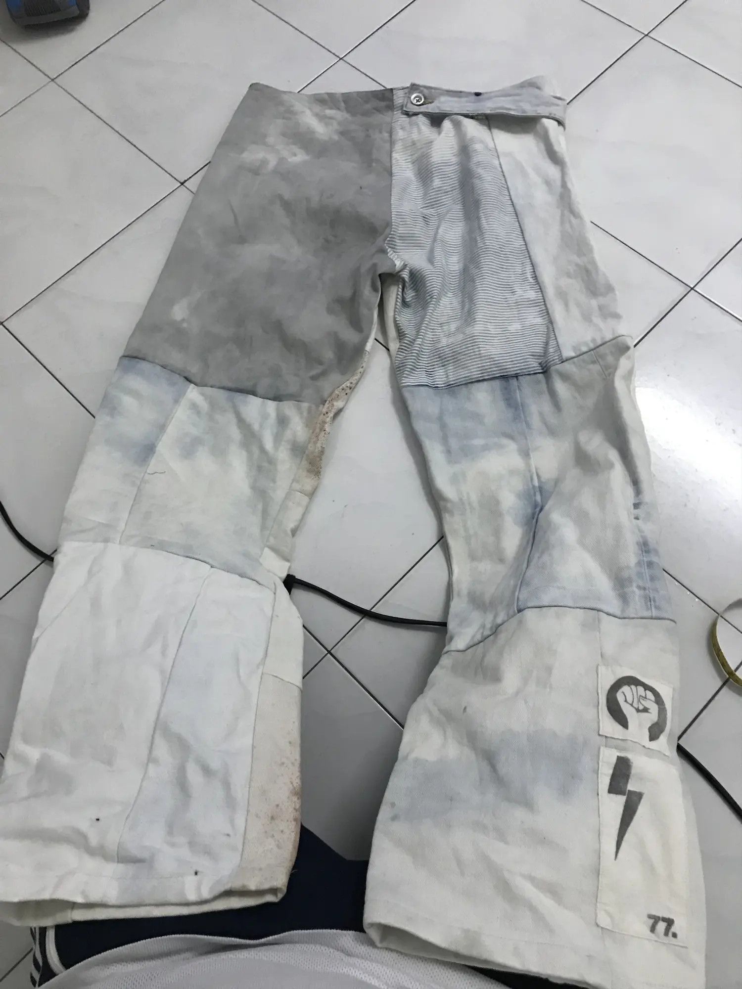 Vintage Berlin Industries Patchwork Asymmetrical denim Size US 36 / EU 52 - 18 Thumbnail