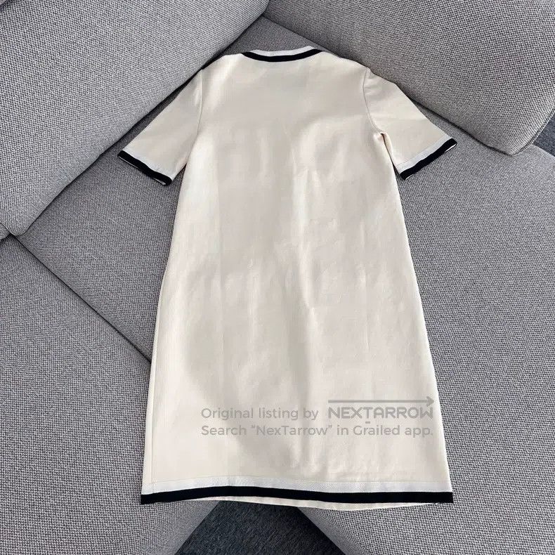 Gucci Gucci Retro colour contrast short-sleeved A-shaped dress Size S / US 4 / IT 40 - 2 Thumbnail