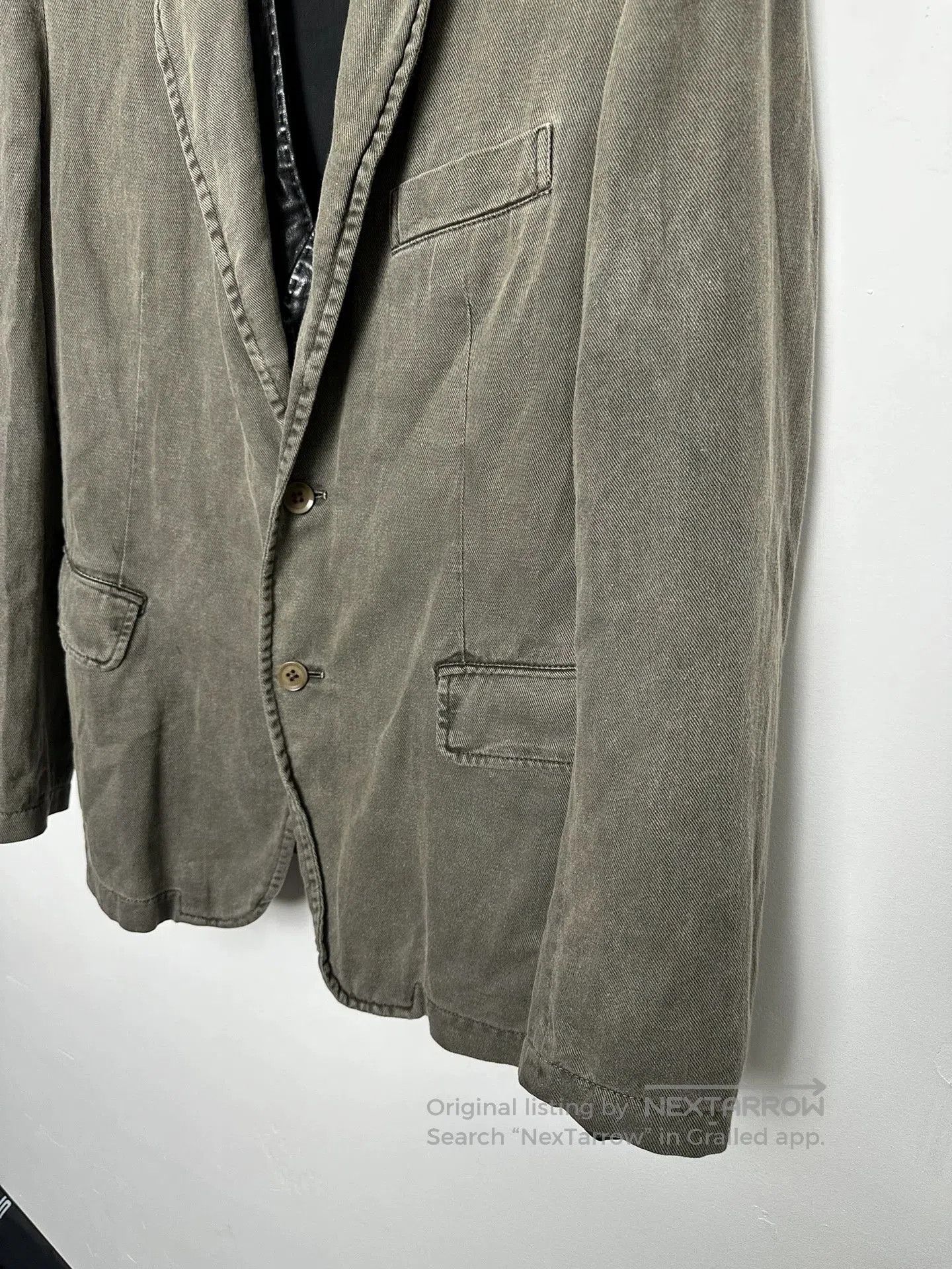 Yohji Yamamoto Yohji Yamamoto Pour Homme Dyed Felted Jacket. Size US M / EU 48-50 / 2 - 4 Thumbnail