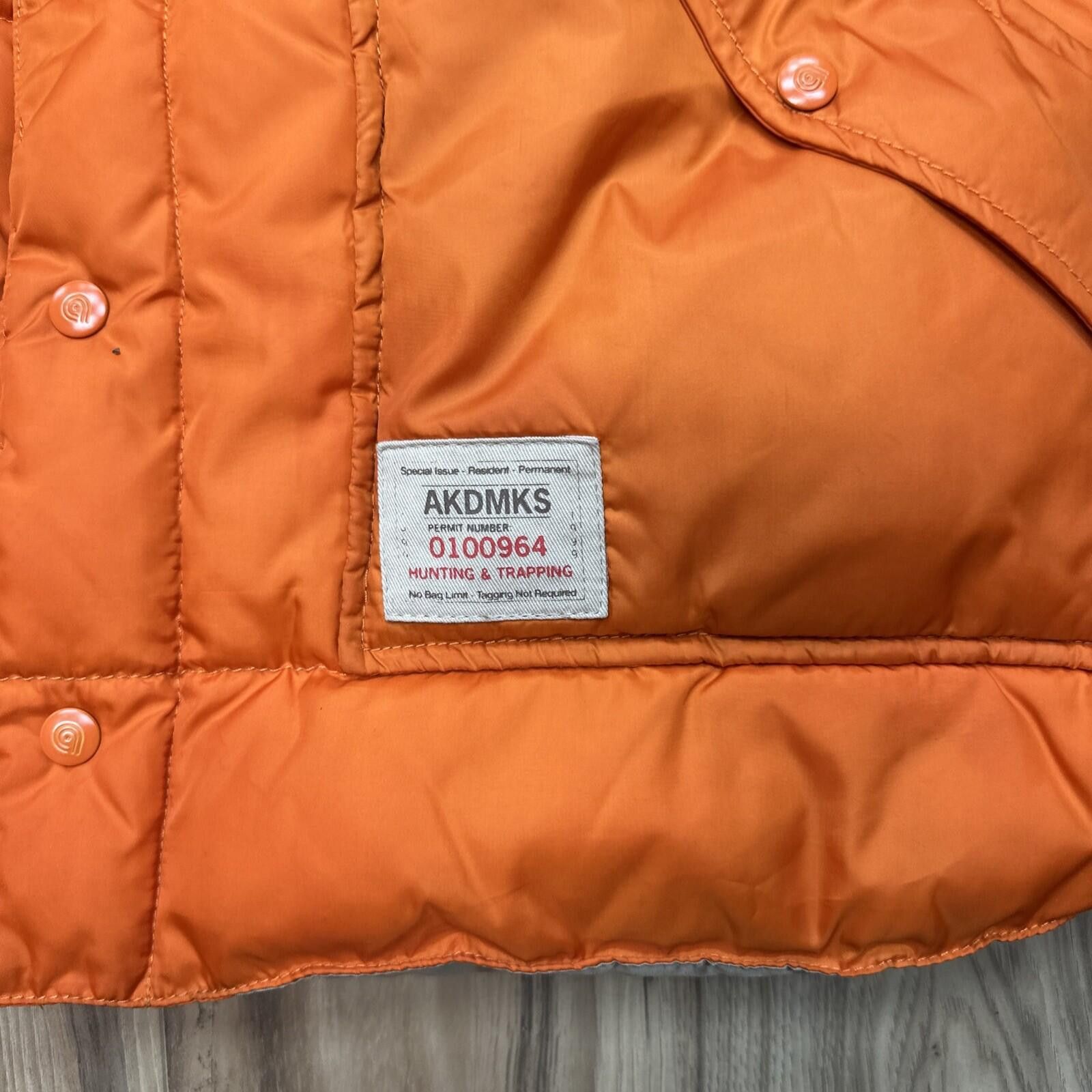 Akademiks Akdmks Orange Brown Corduroy Puffer Vest 2XL Size US XXL / EU 58 / 5 - 2 Thumbnail