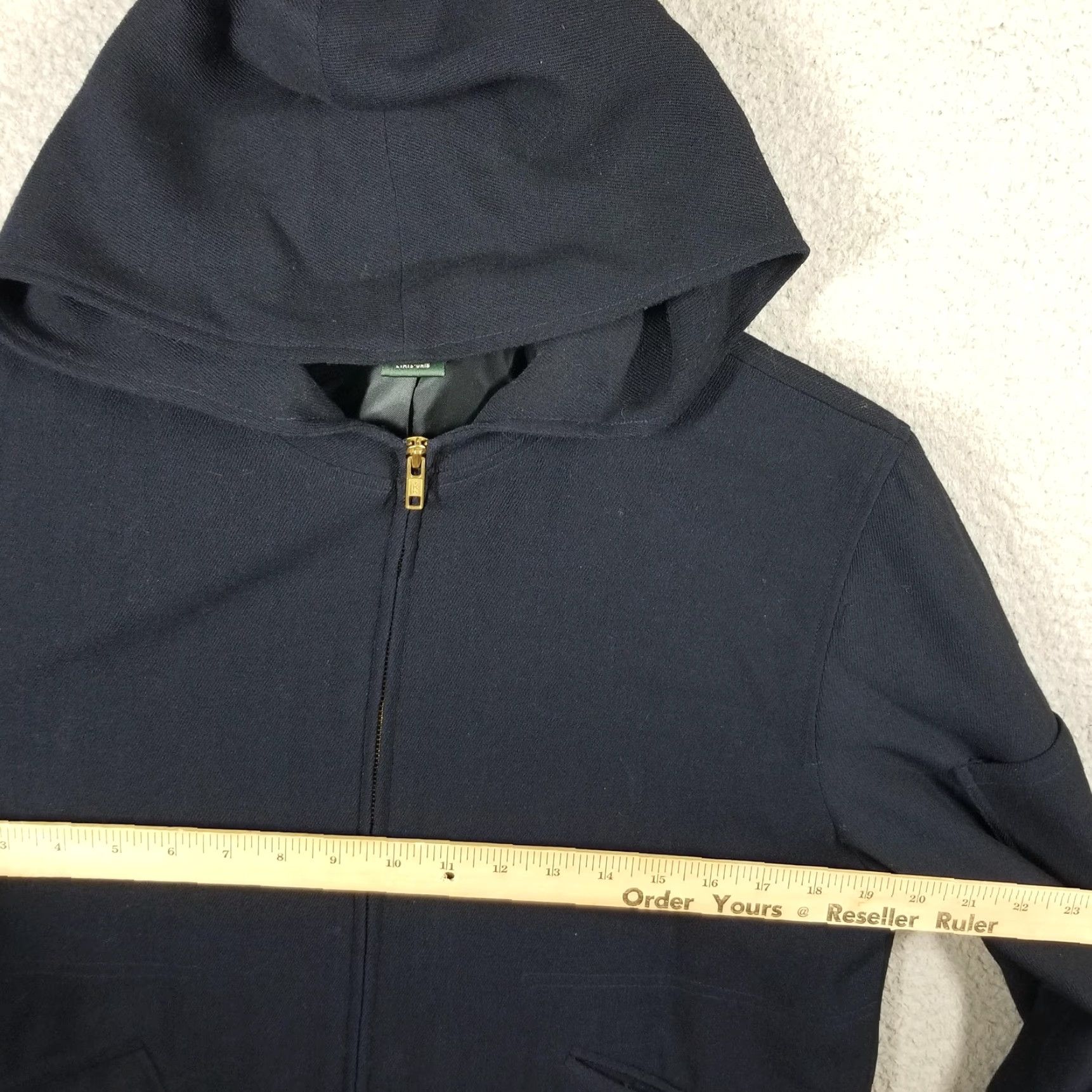Ralph Lauren Lauren Ralph Lauren Jacket Womens Large Hooded Wool Military Made USA Coat Size L / US 10 / IT 46 - 7 Thumbnail