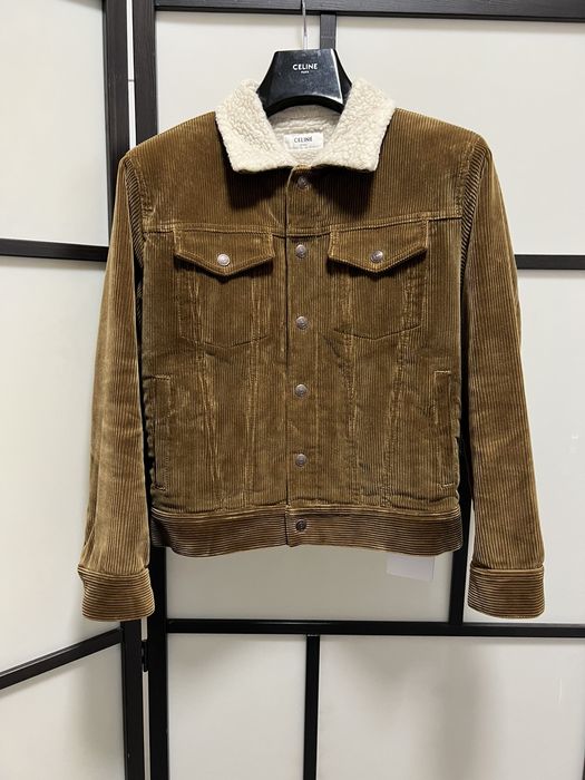 Shearling Trucker Jacket - Brown