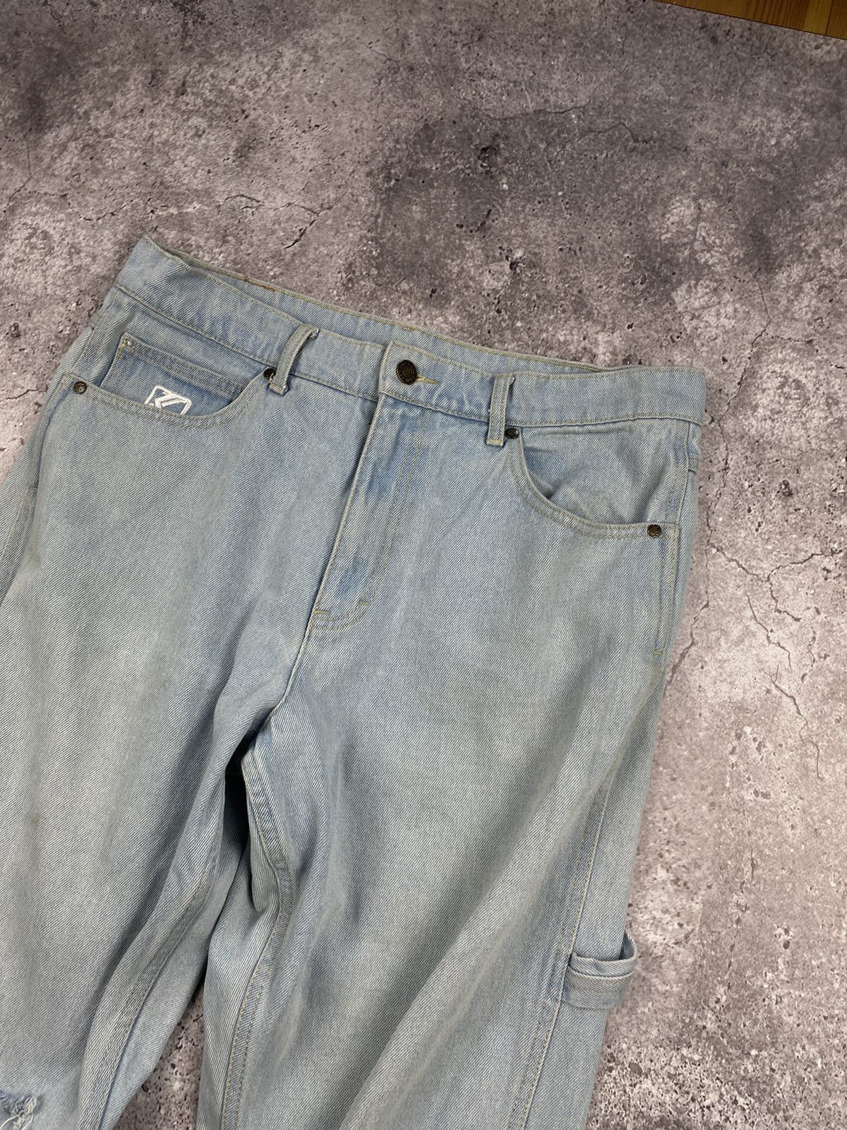 Karl Kani Vintage Karl Kani pants Faded denim thrashed distressed Size US 32 / EU 48 - 6 Thumbnail