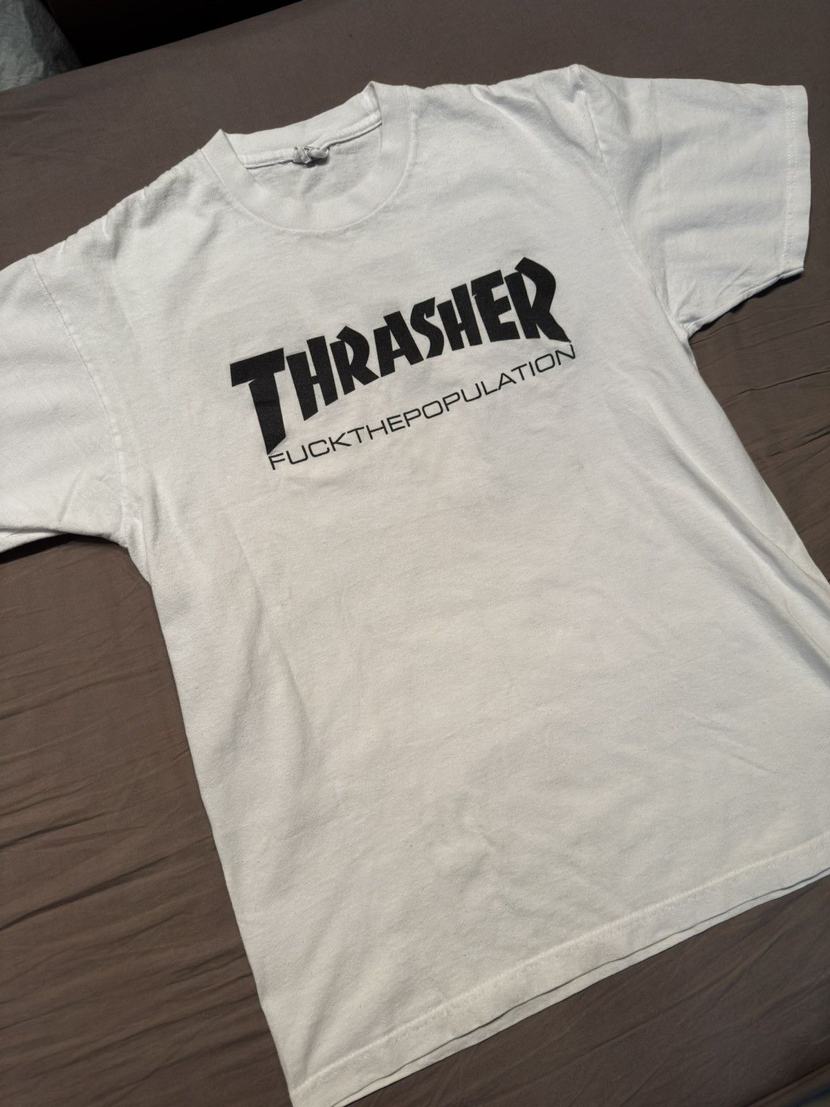 Fuck The Population × Thrasher Ftp x Thrasher Logo Tee Size US L / EU 52-54 / 3 - 4 Thumbnail