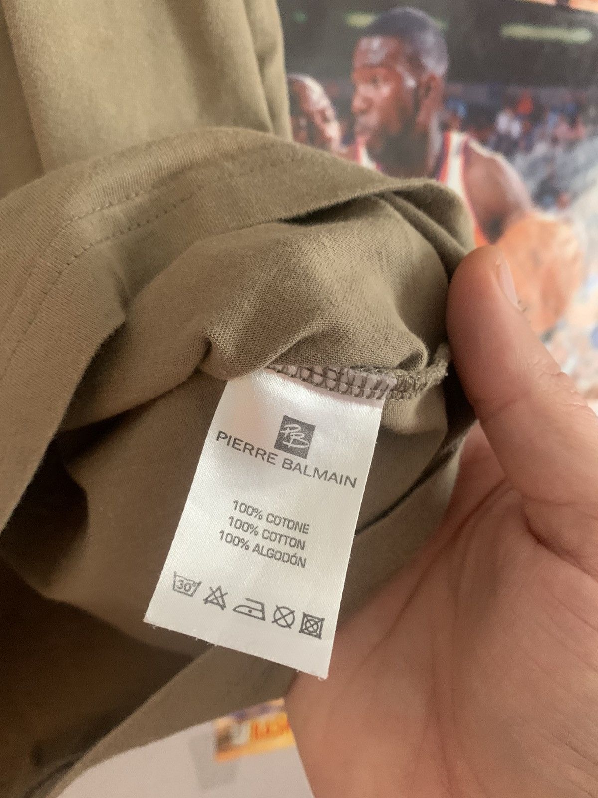 Balmain × Pierre Balmain × Vintage Vintage Pierre Balmain PB Logo Tee Size US L / EU 52-54 / 3 - 5 Thumbnail