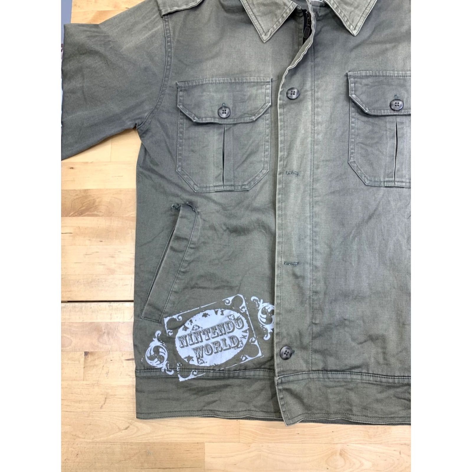Nintendo Bishop Military Jacket Men S Green Nintendo World Distress 13291 Small Green Military Jacket Men S Nintendo World Distress 13291 Size US S / EU 44-46 / 1 - 5 Thumbnail
