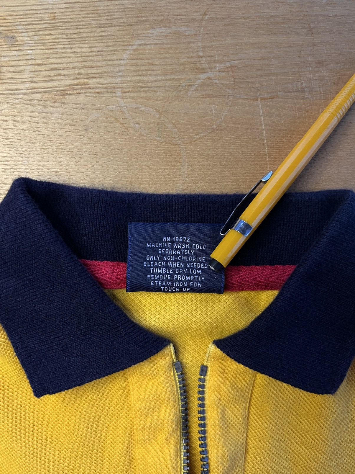 Ralph Lauren 90s Polo Sport - Reflective Zip-Polo Size US L / EU 52-54 / 3 - 5 Thumbnail