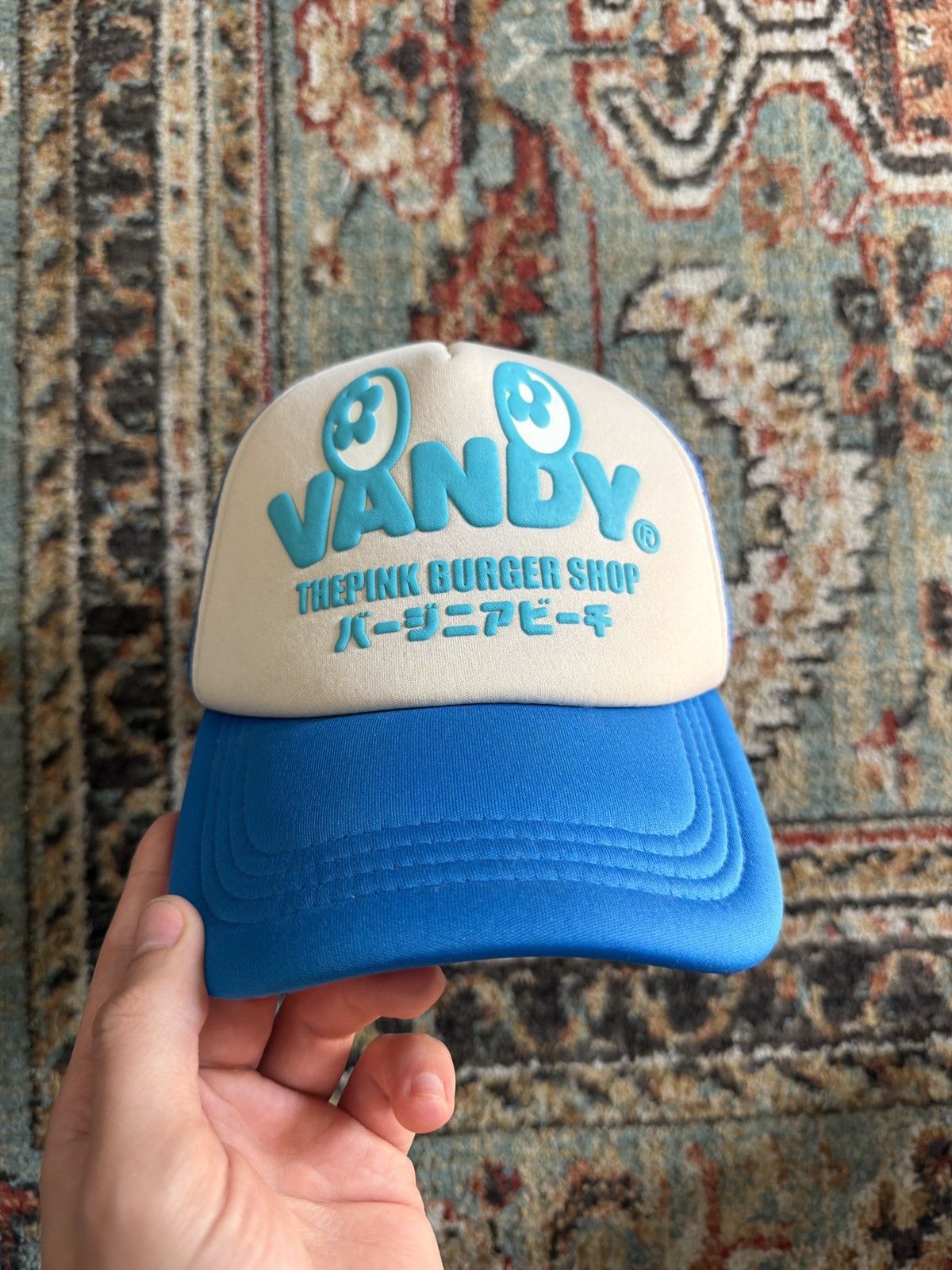 Vandy The Pink S/S 23 Trucker Hat Blue
