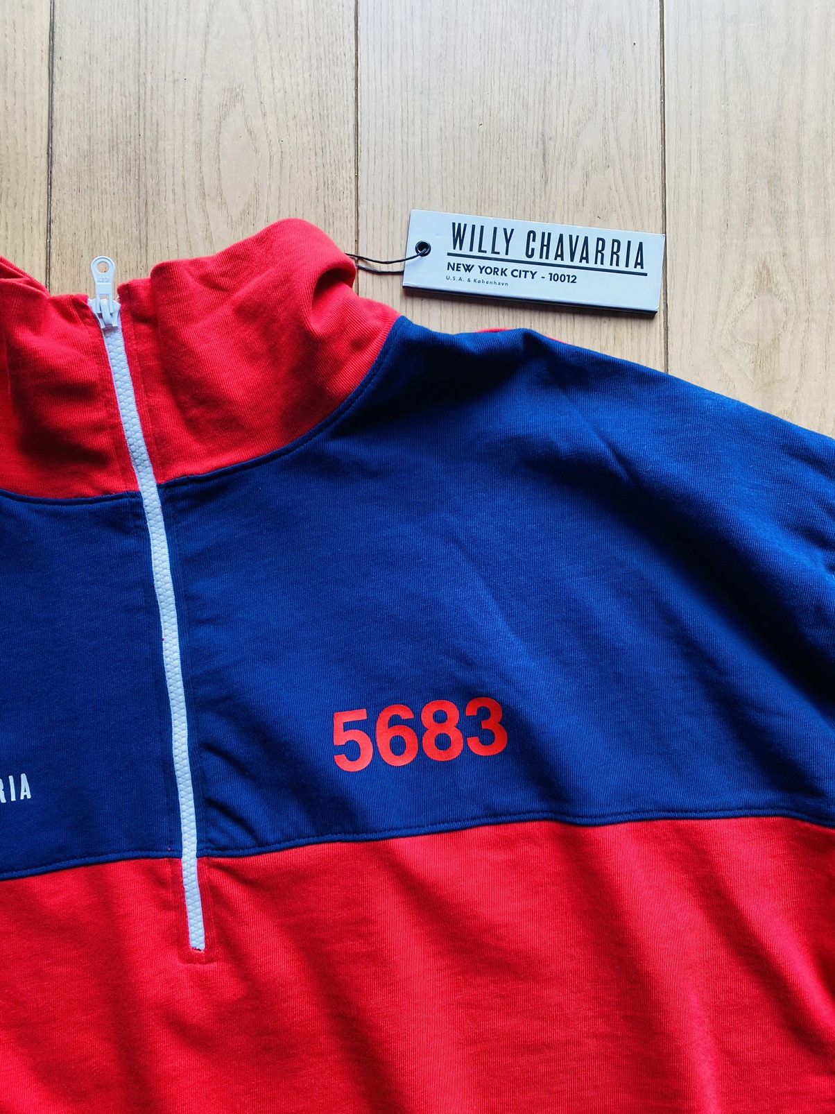 Other Willy Chavarria hooligan 3/4 zip sweater sweatshirt new sz L Size US L / EU 52-54 / 3 - 5 Thumbnail