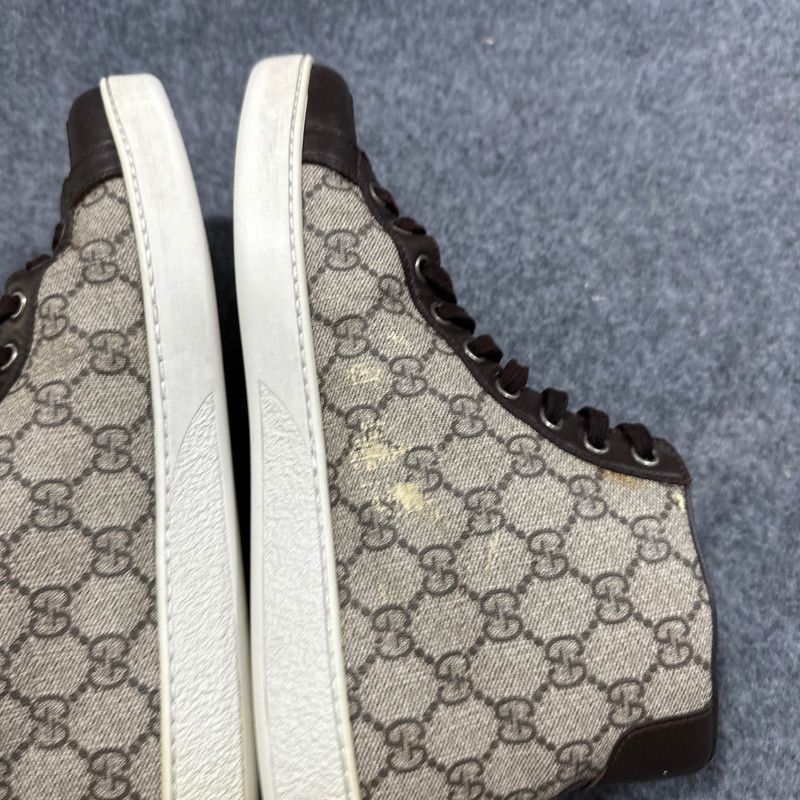 Gucci Gucci Brown High-Top Fashion Sneakers for Men Size US 8.5 / EU 41-42 - 7 Thumbnail